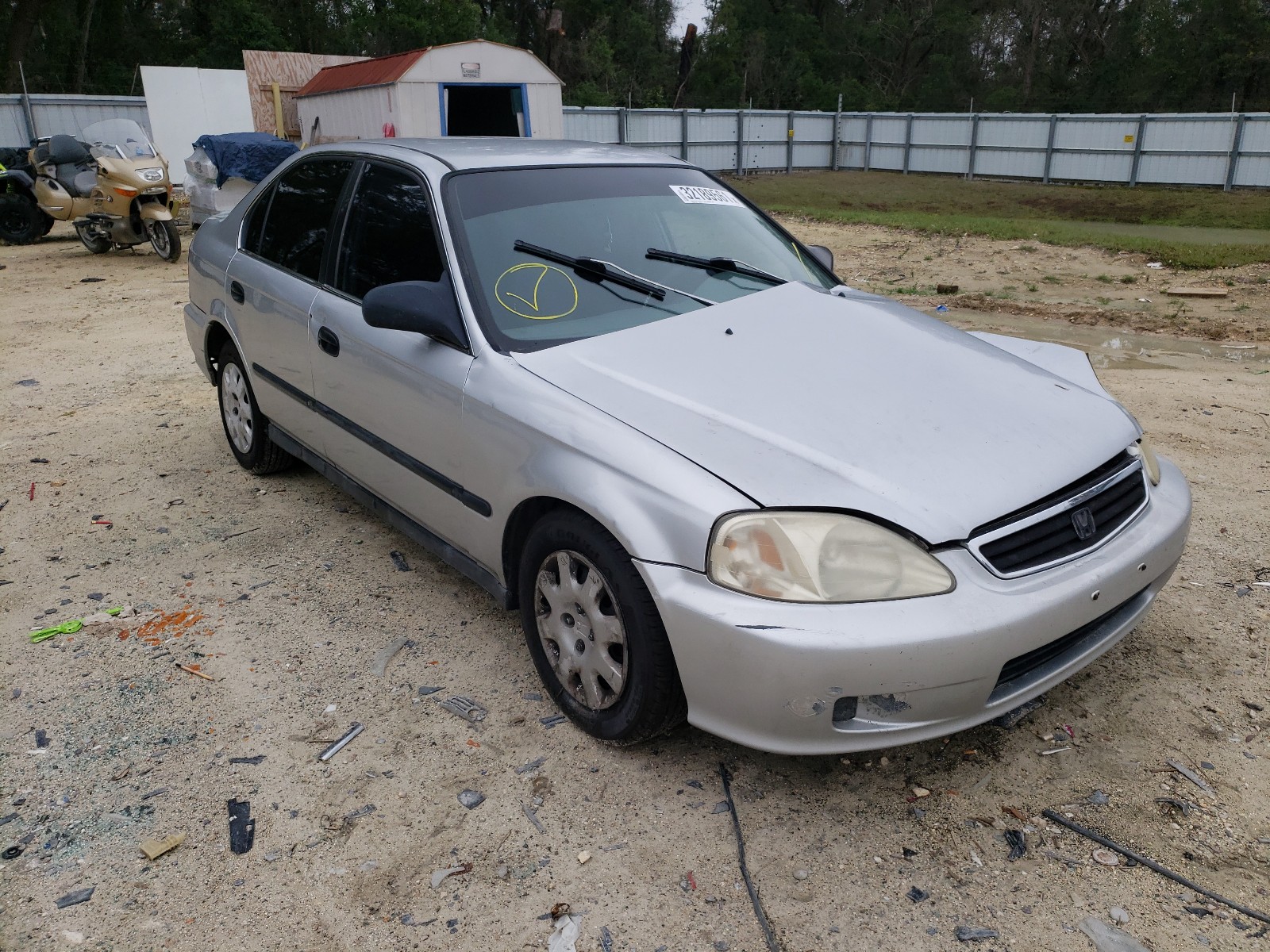 HONDA CIVIC LX 1999 1hgej6675xl010155