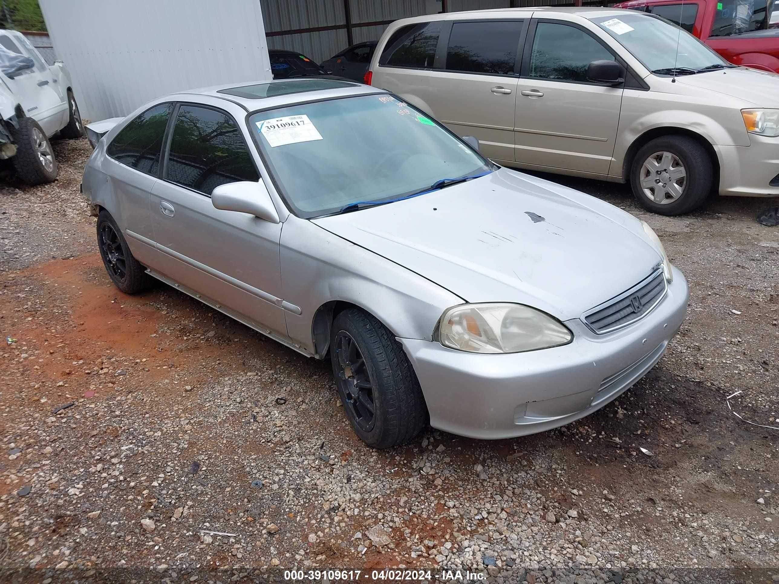 HONDA CIVIC 2000 1hgej8244yl053085