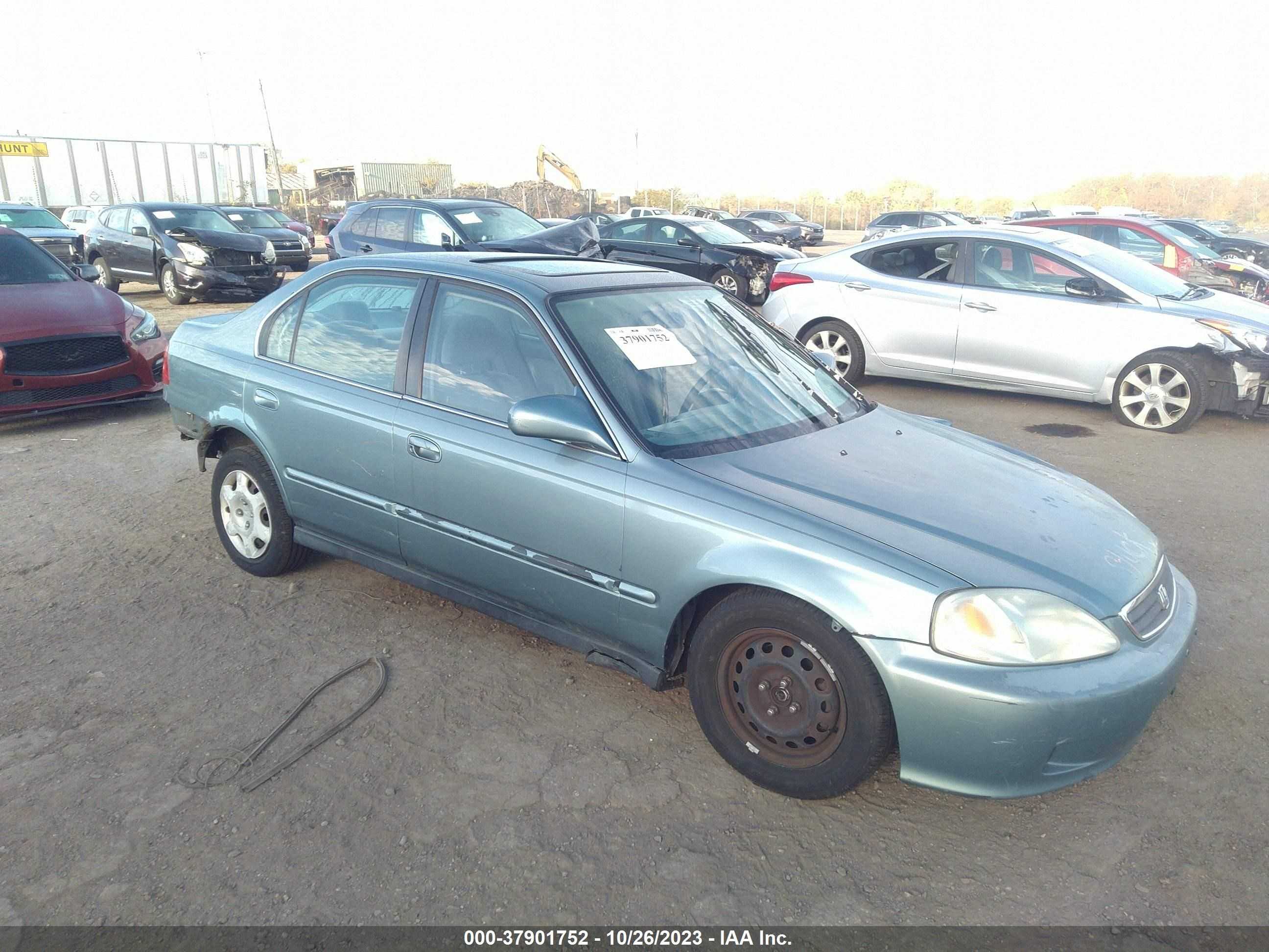 HONDA CIVIC 2000 1hgej8640yl003472