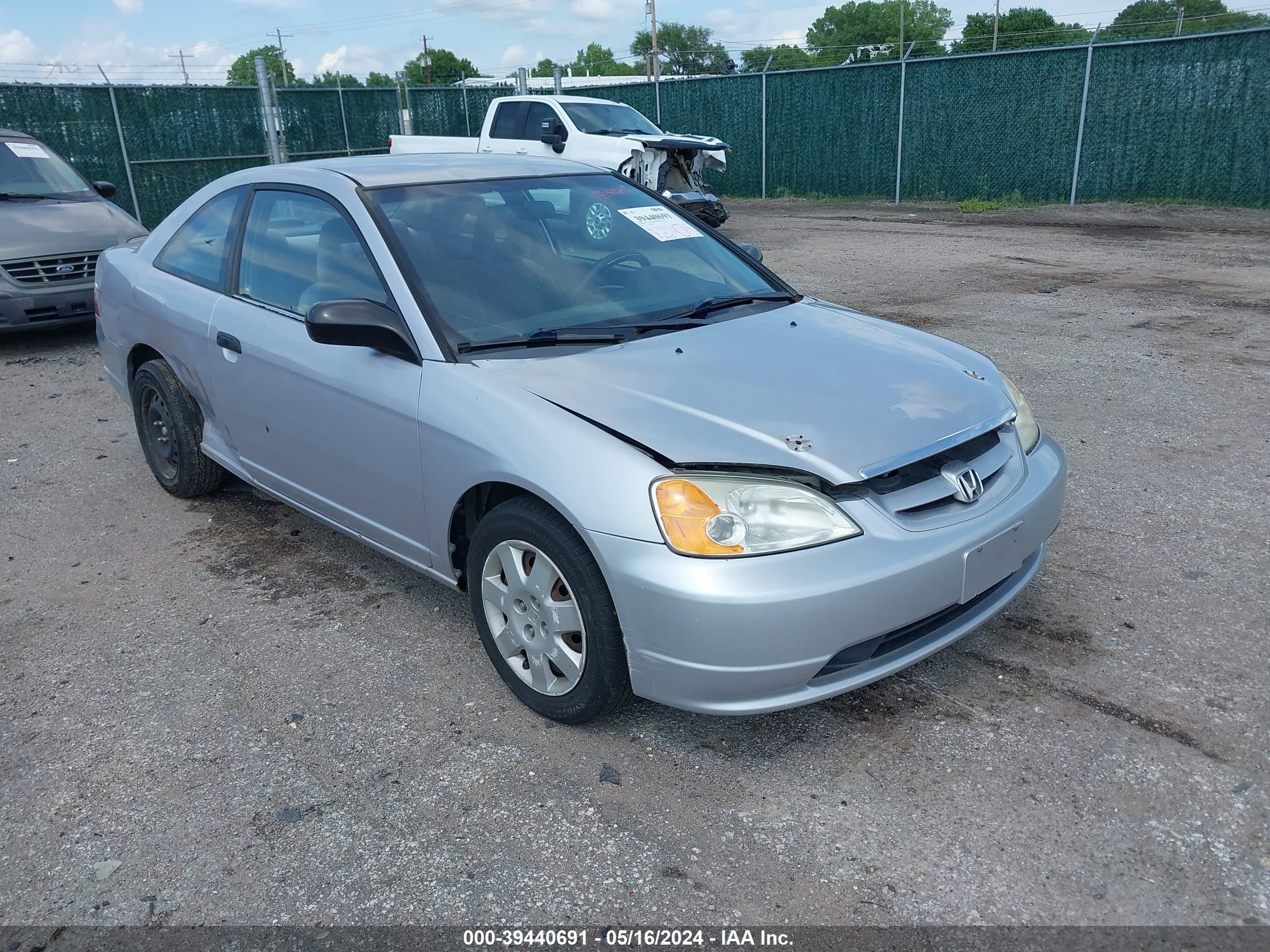 HONDA CIVIC 2001 1hgem21571l041453