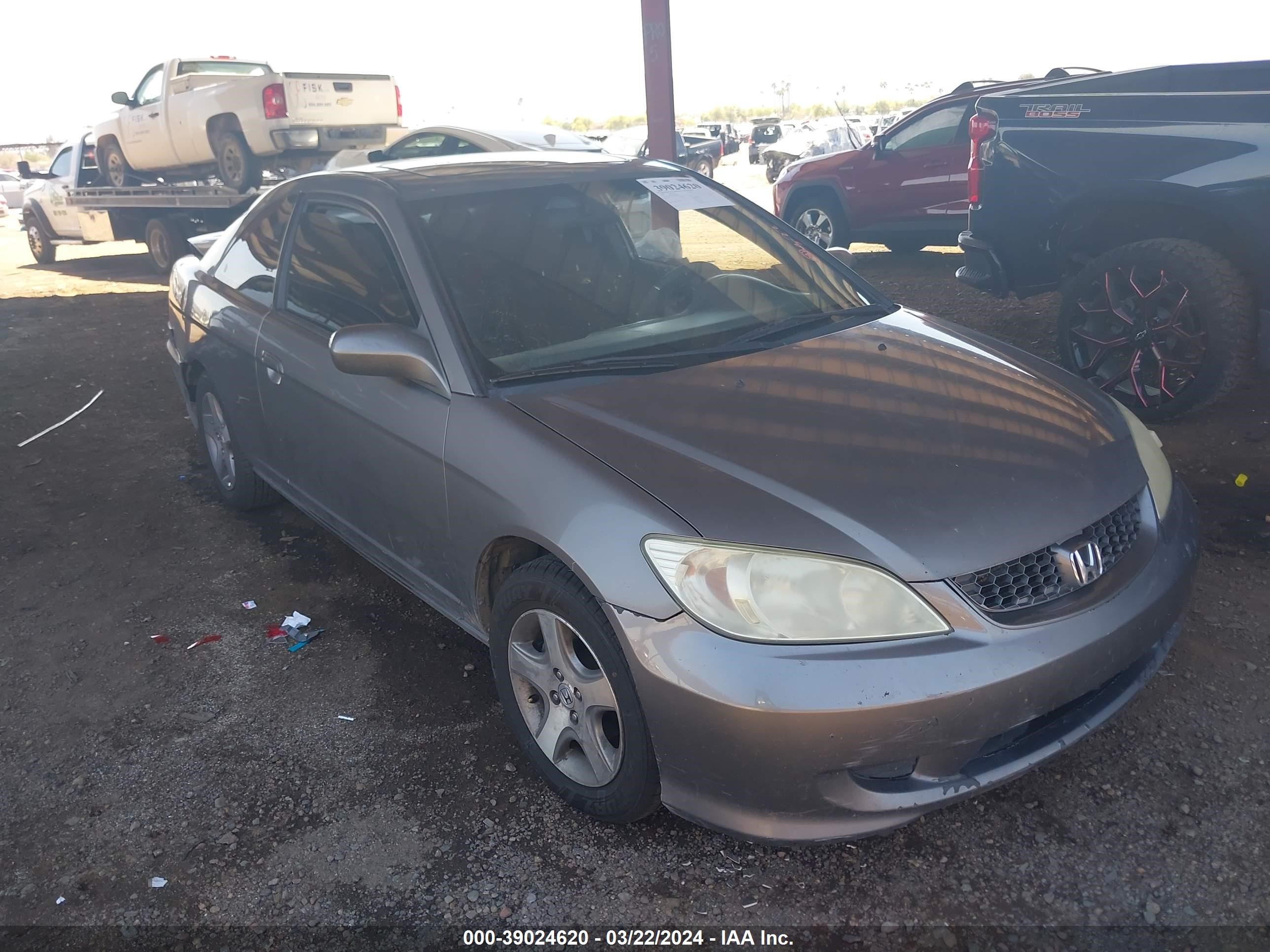 HONDA CIVIC 2004 1hgem21904l058098