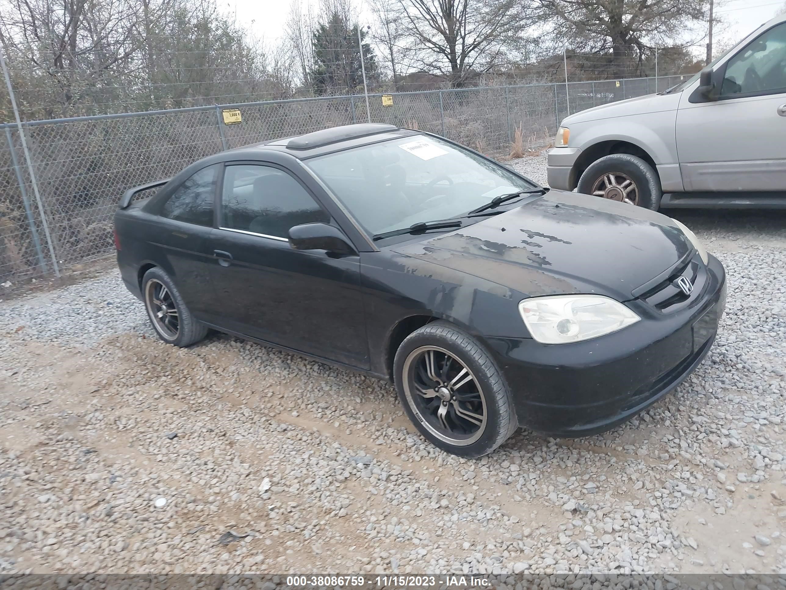 HONDA CIVIC 2002 1hgem219x2l109068