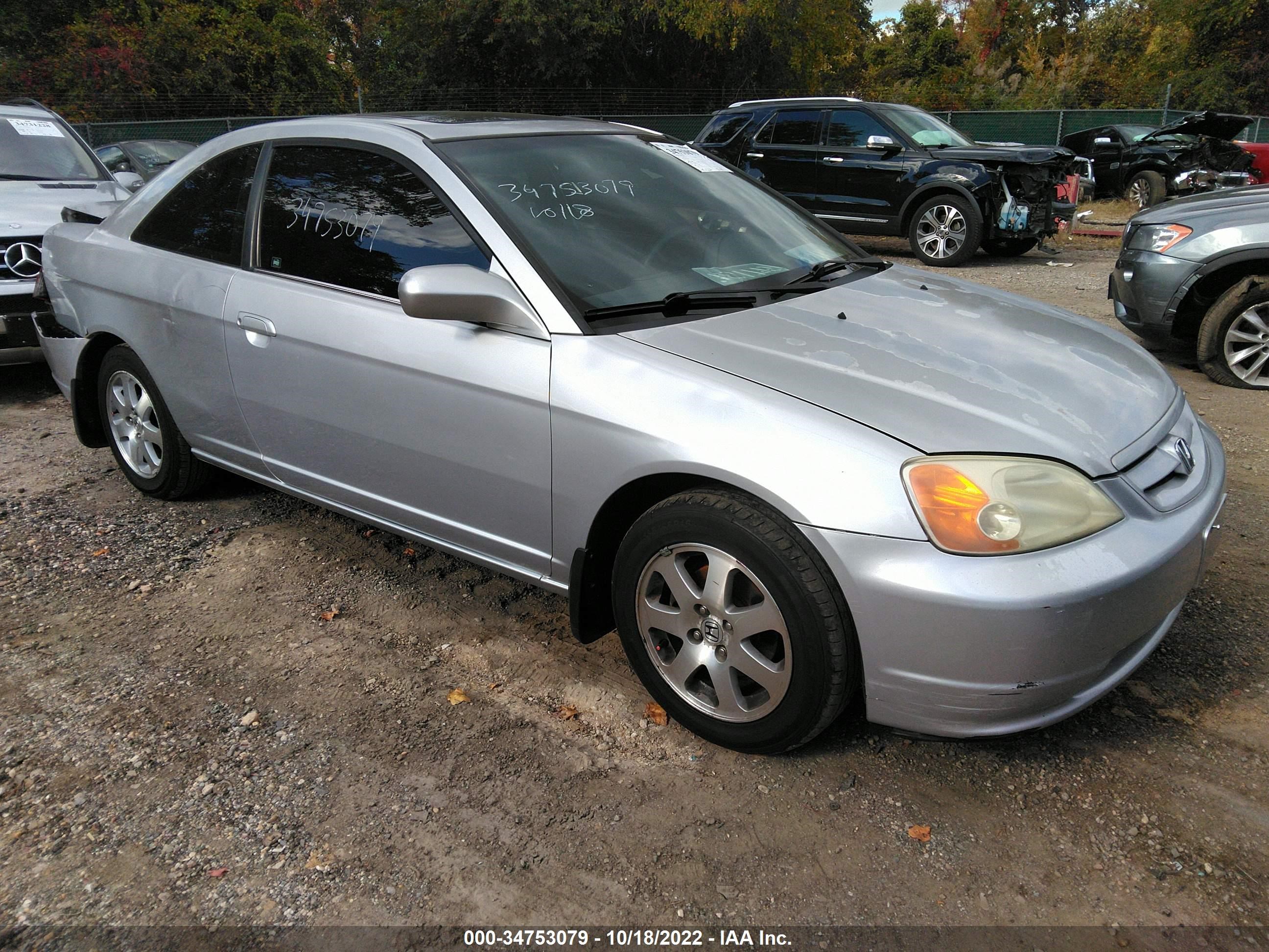 HONDA CIVIC 2003 1hgem22003l007277