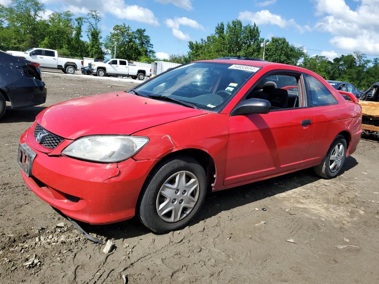 HONDA CIVIC 2004 1hgem22154l008676