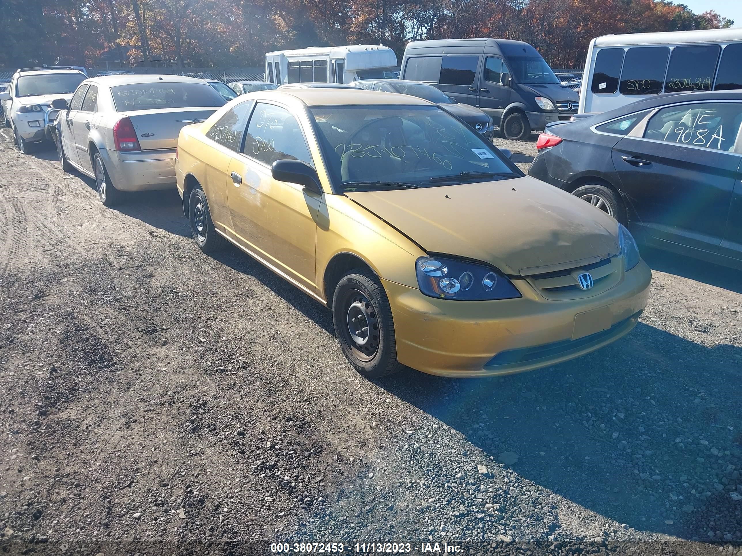 HONDA CIVIC 2001 1hgem22501l001570