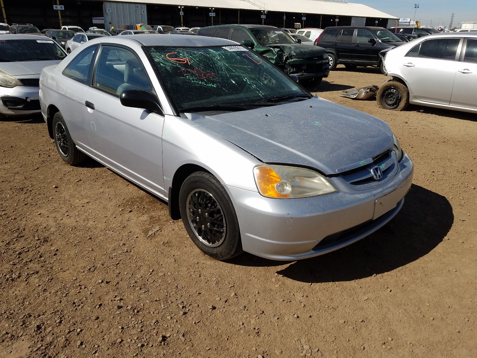 HONDA CIVIC LX 2001 1hgem22521l024025