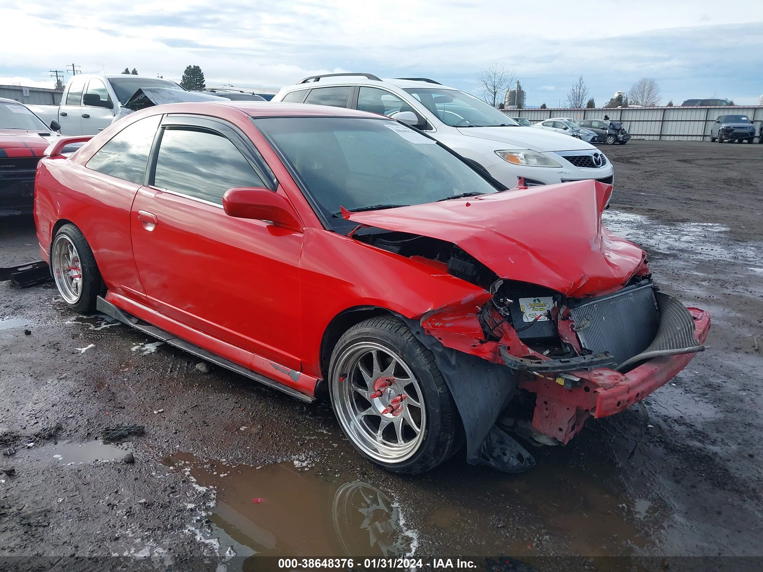 HONDA CIVIC 2001 1hgem22521l064217