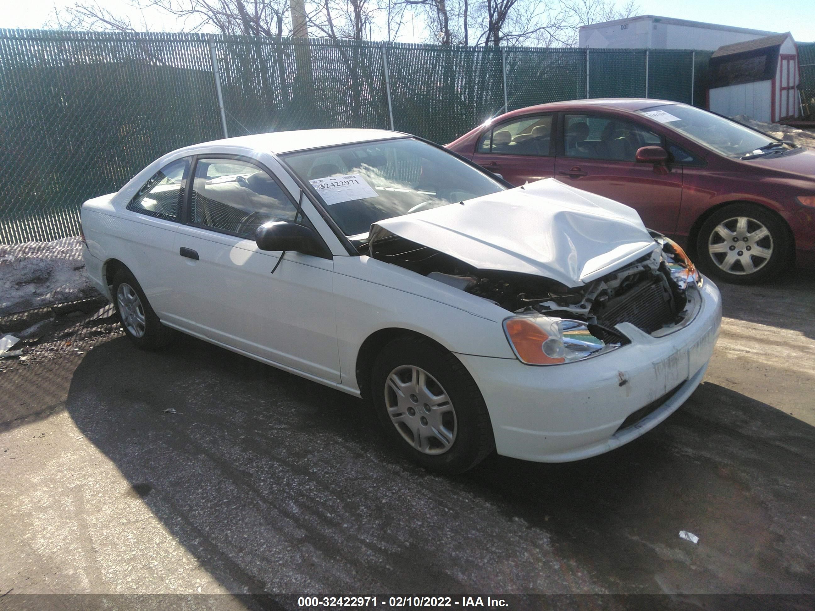 HONDA CIVIC 2001 1hgem22521l120267