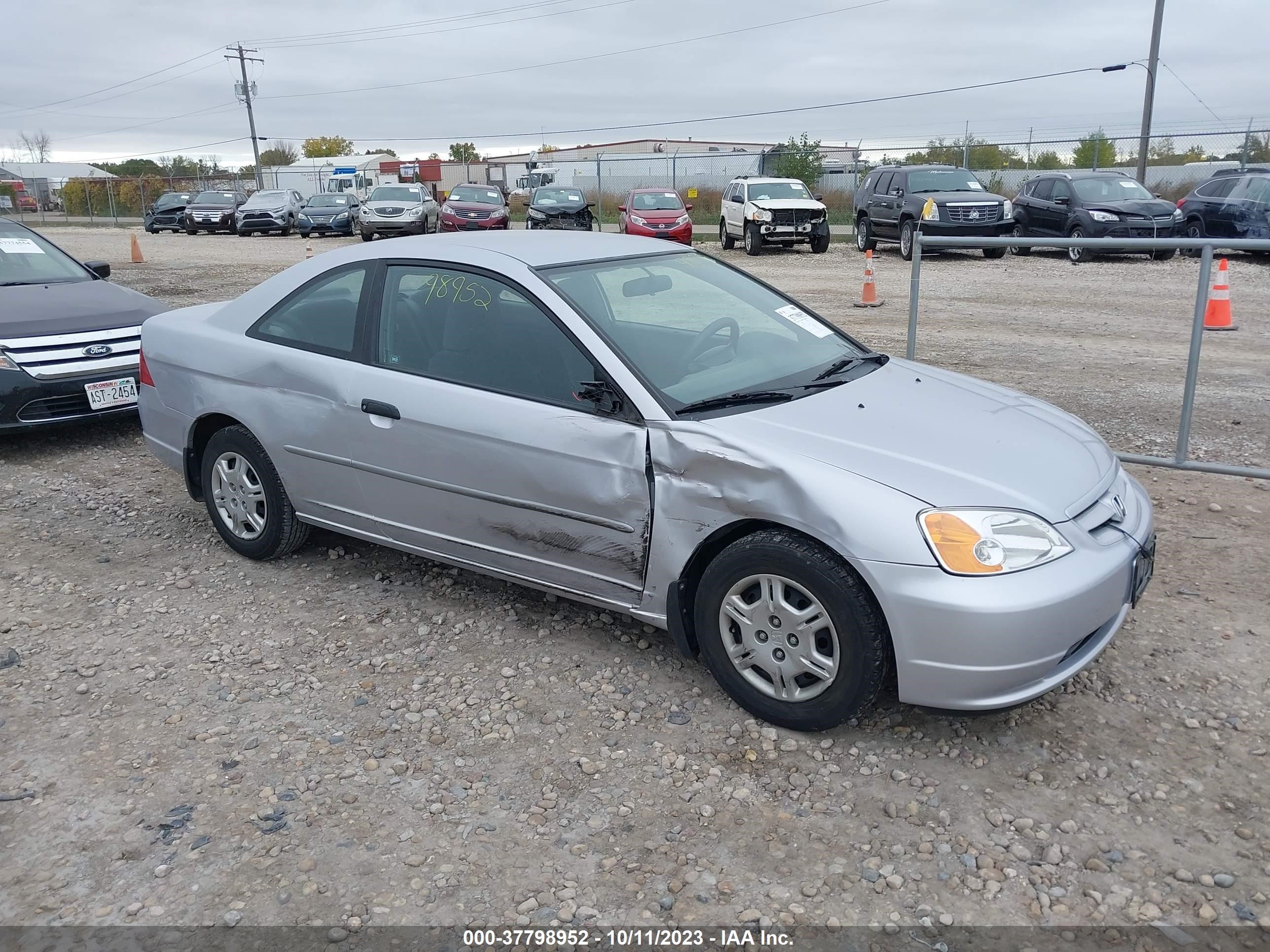 HONDA CIVIC 2001 1hgem22541l023152