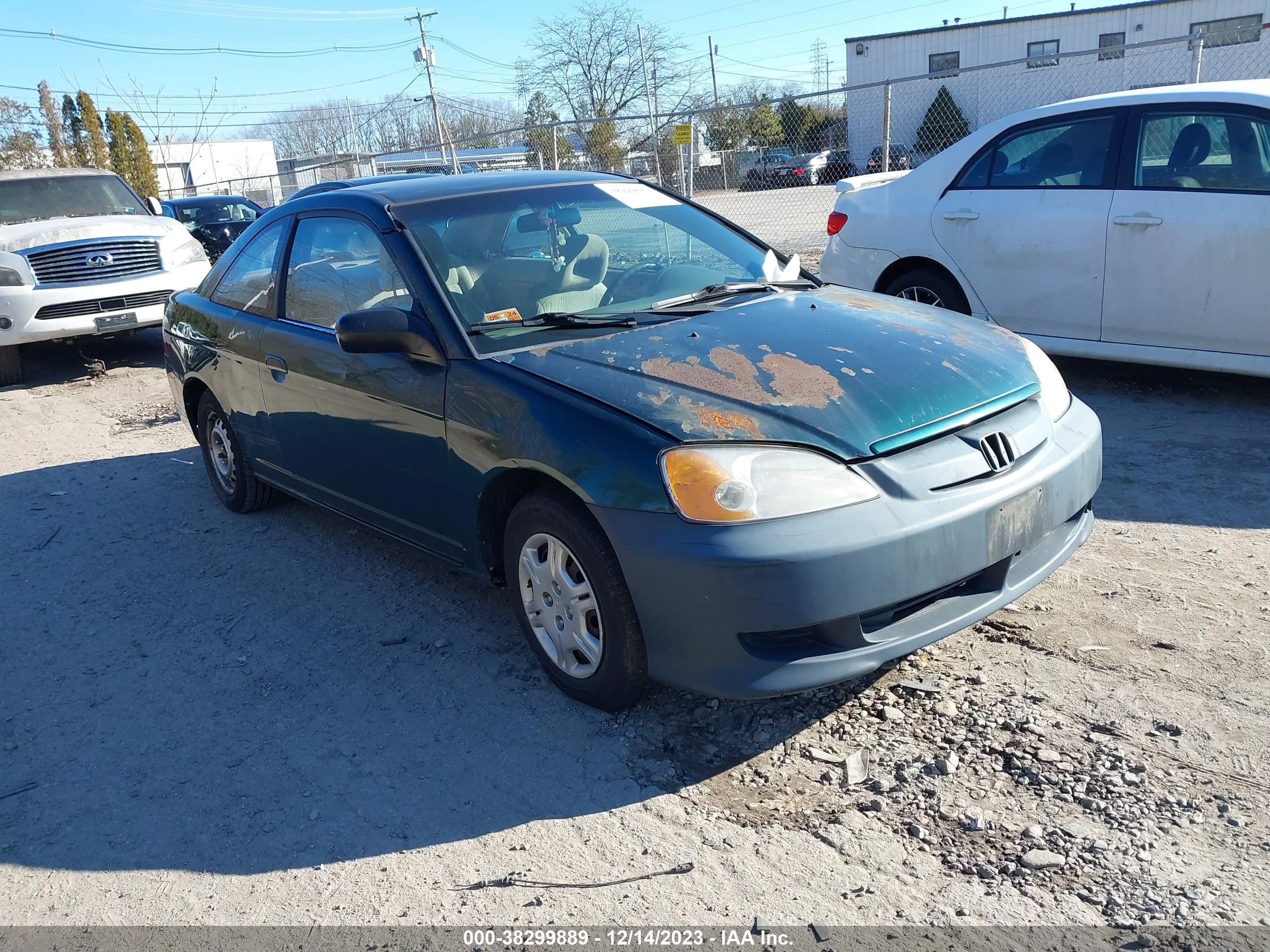 HONDA CIVIC 2001 1hgem22541l027783