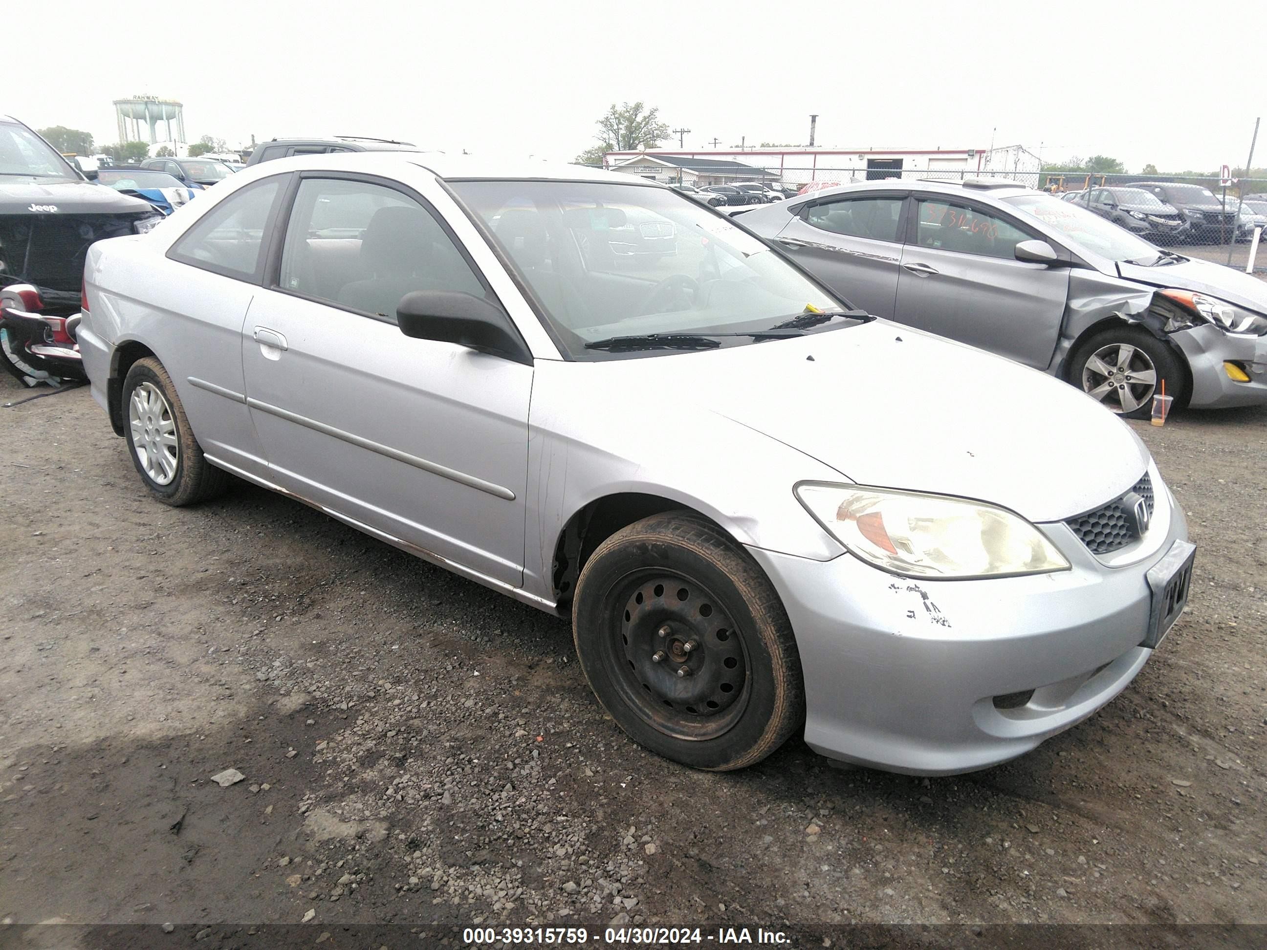 HONDA CIVIC 2004 1hgem22544l011104