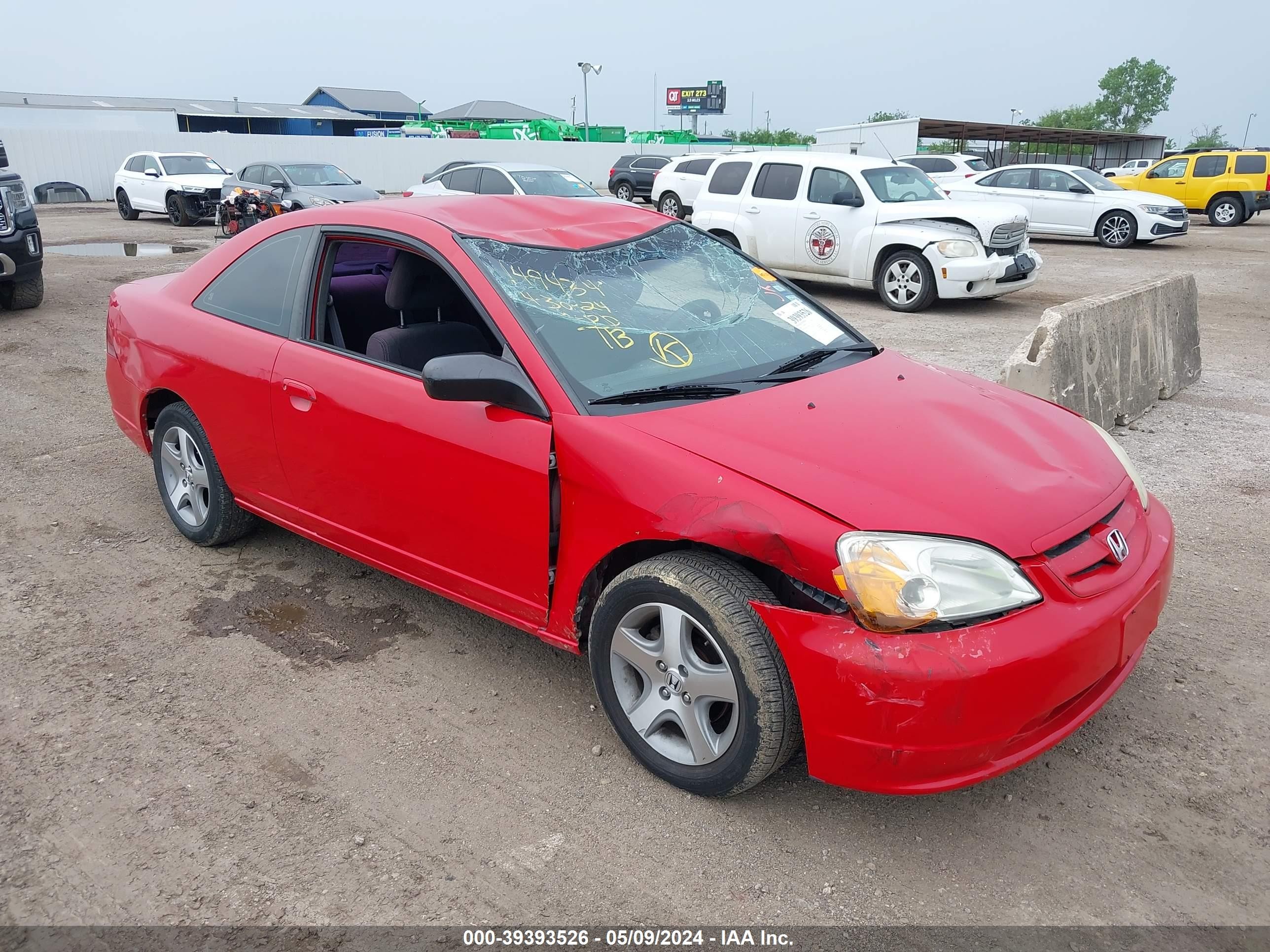 HONDA CIVIC 2003 1hgem22563l015380