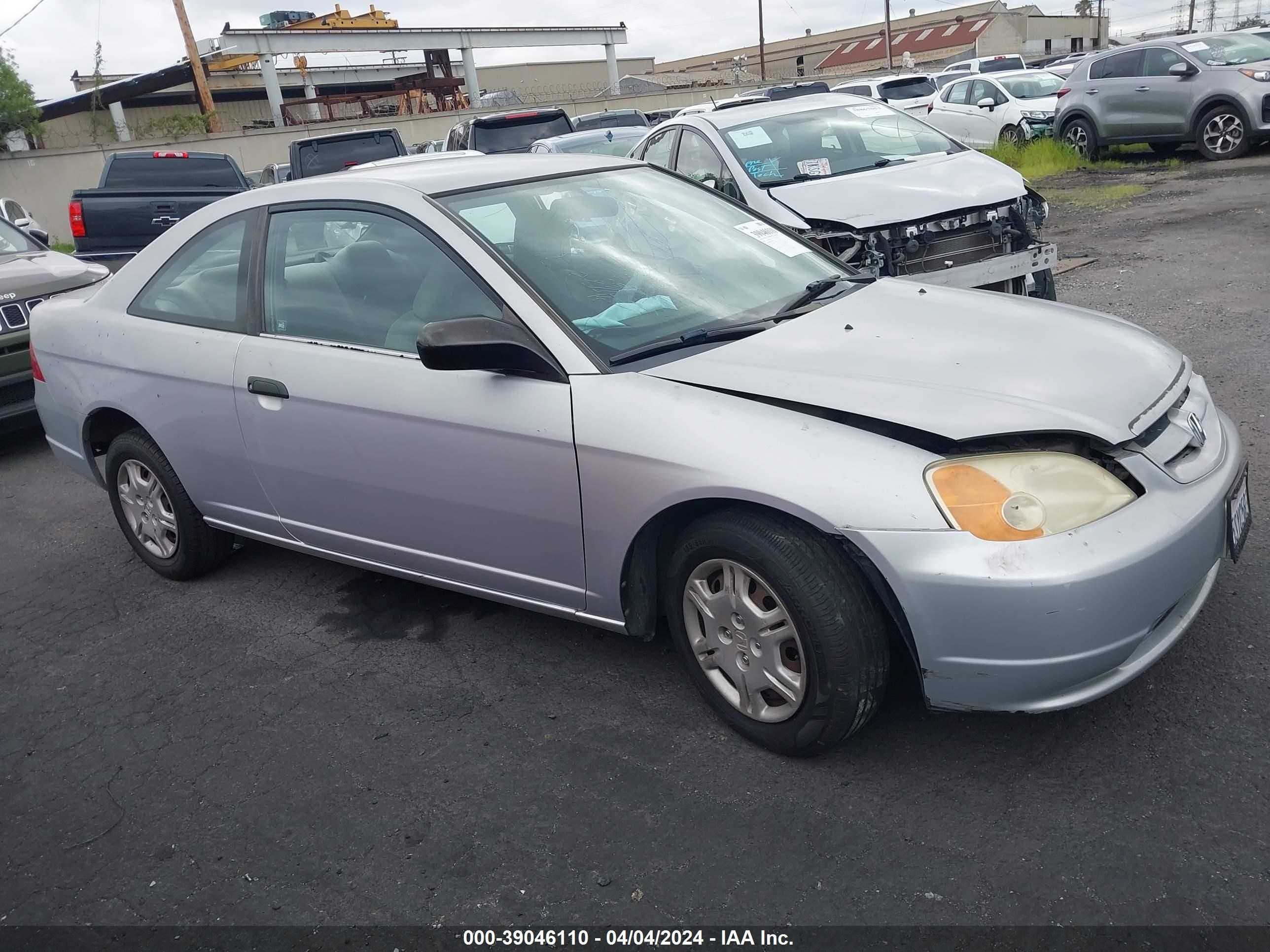 HONDA CIVIC 2001 1hgem22571l049101