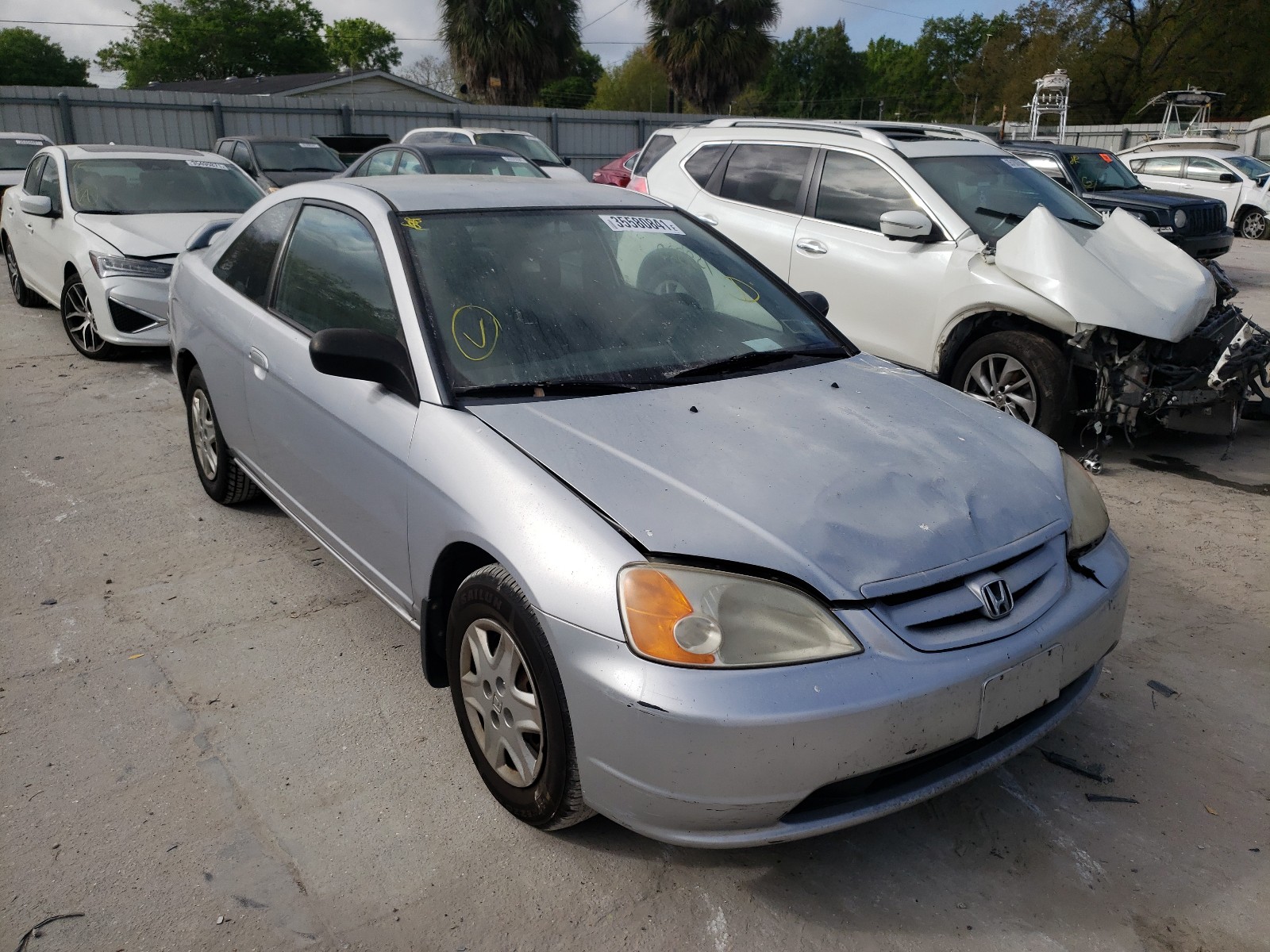 HONDA CIVIC LX 2003 1hgem22573l022385