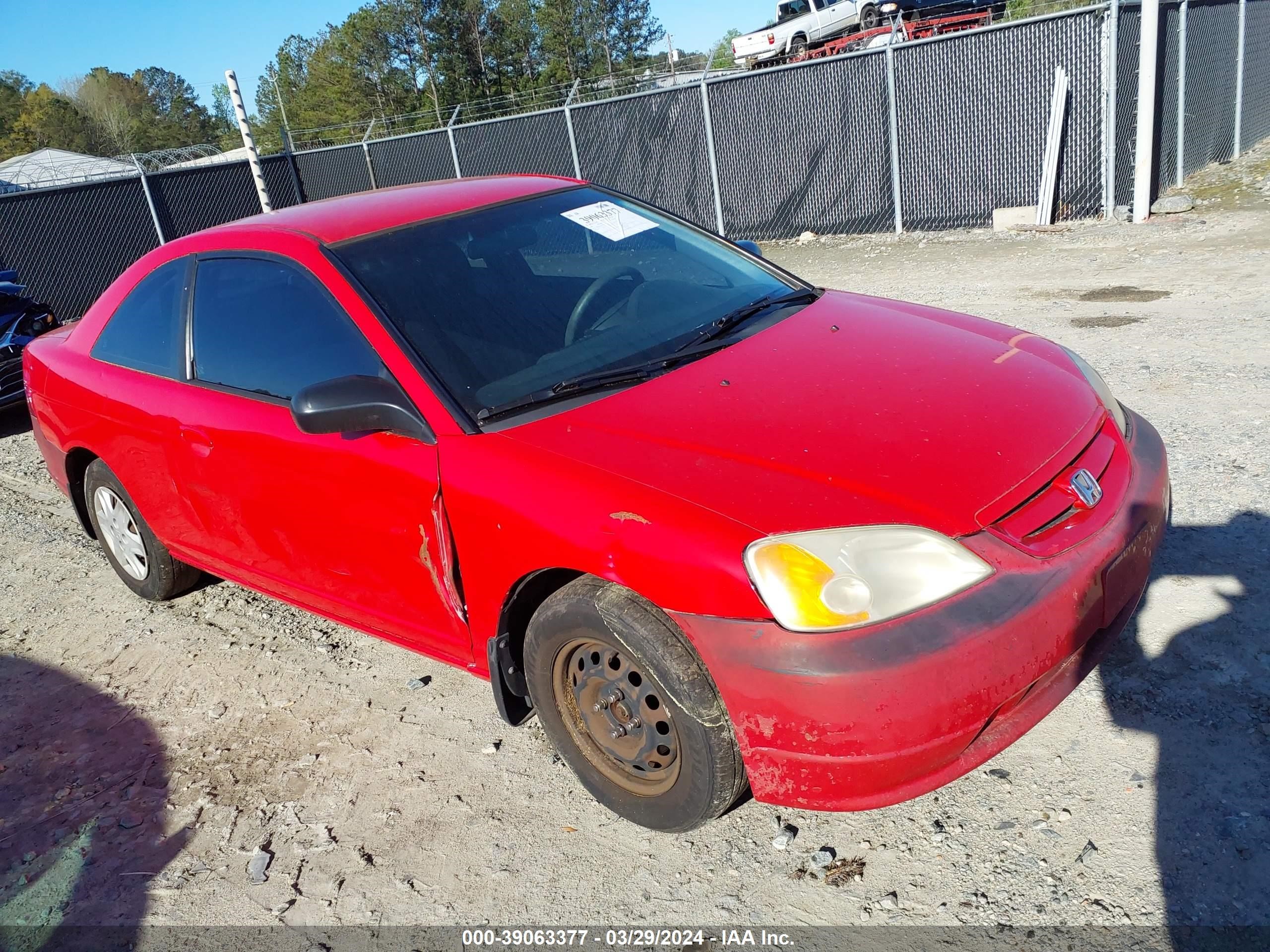 HONDA CIVIC 2003 1hgem22573l070372