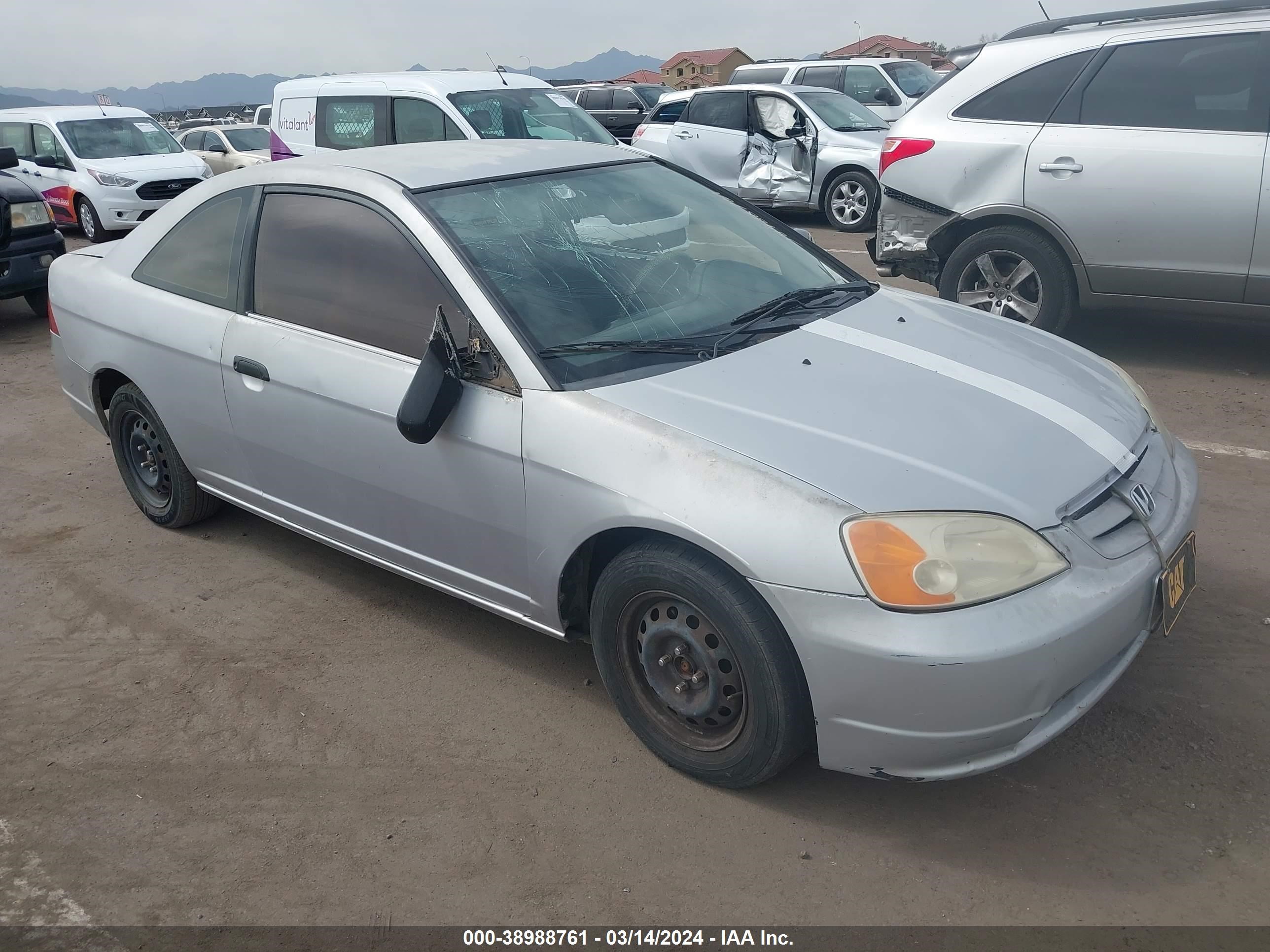 HONDA CIVIC 2001 1hgem22591l007268