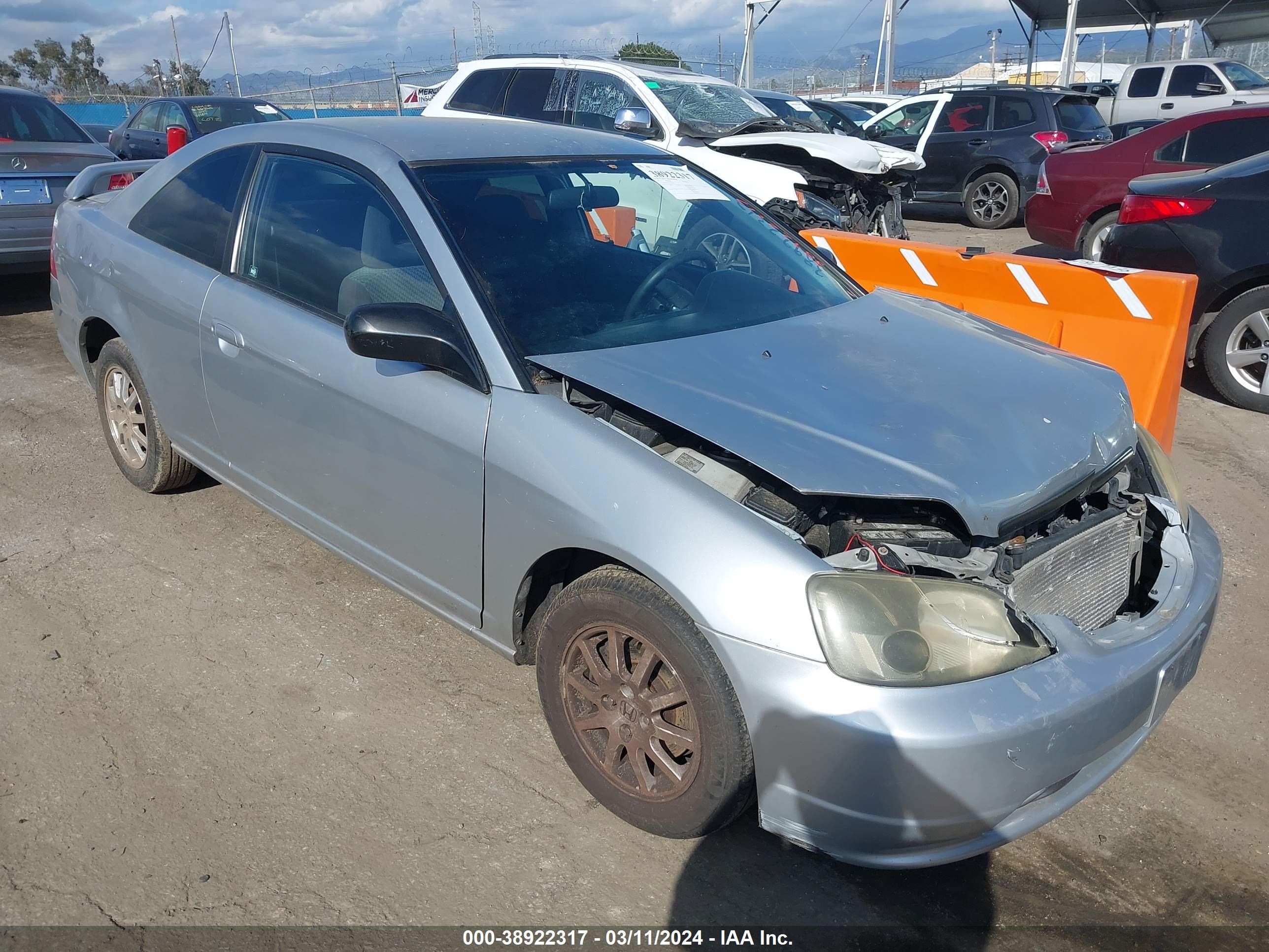 HONDA CIVIC 2001 1hgem22781l035810