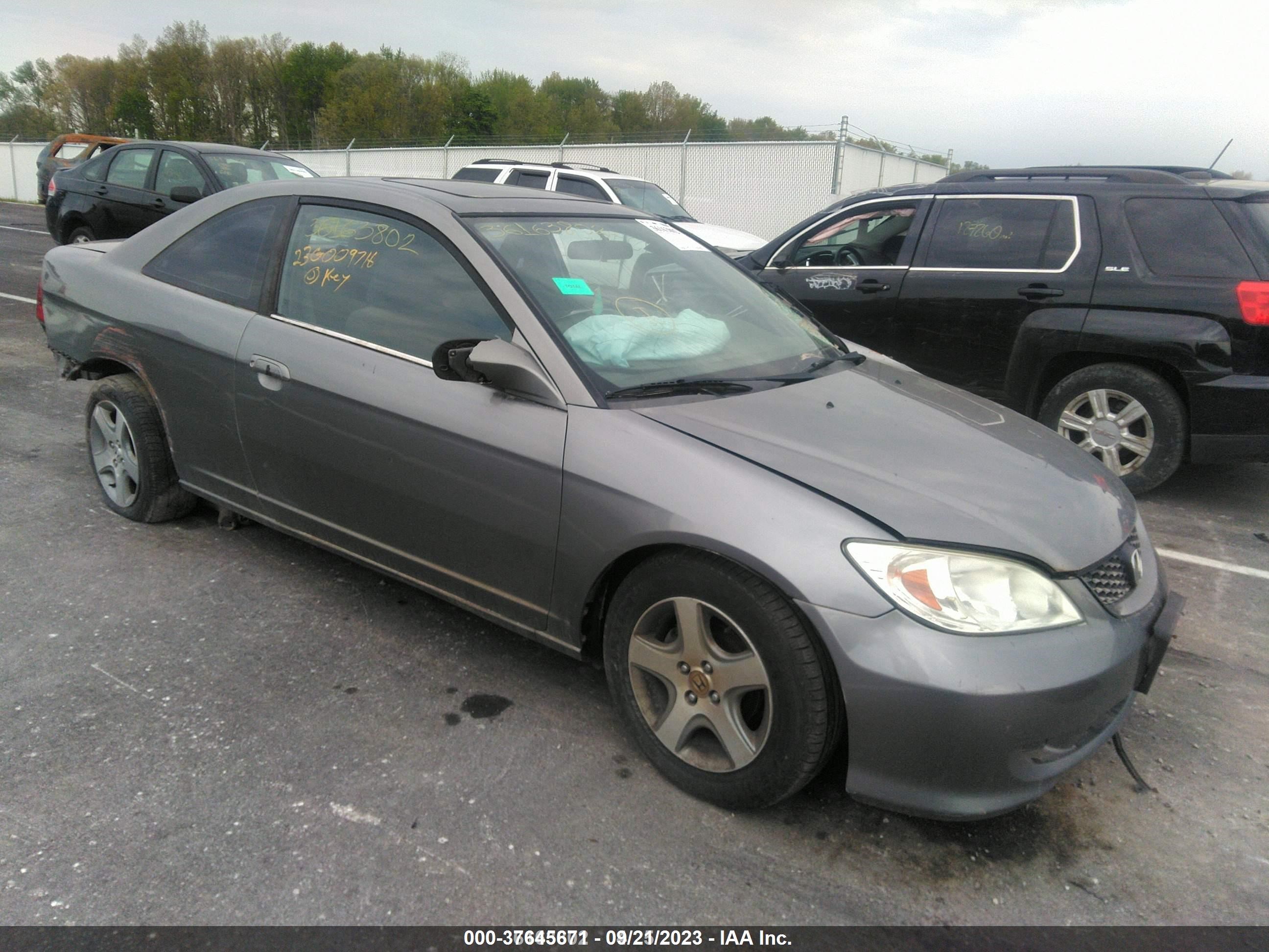 HONDA CIVIC 2005 1hgem22925l035437