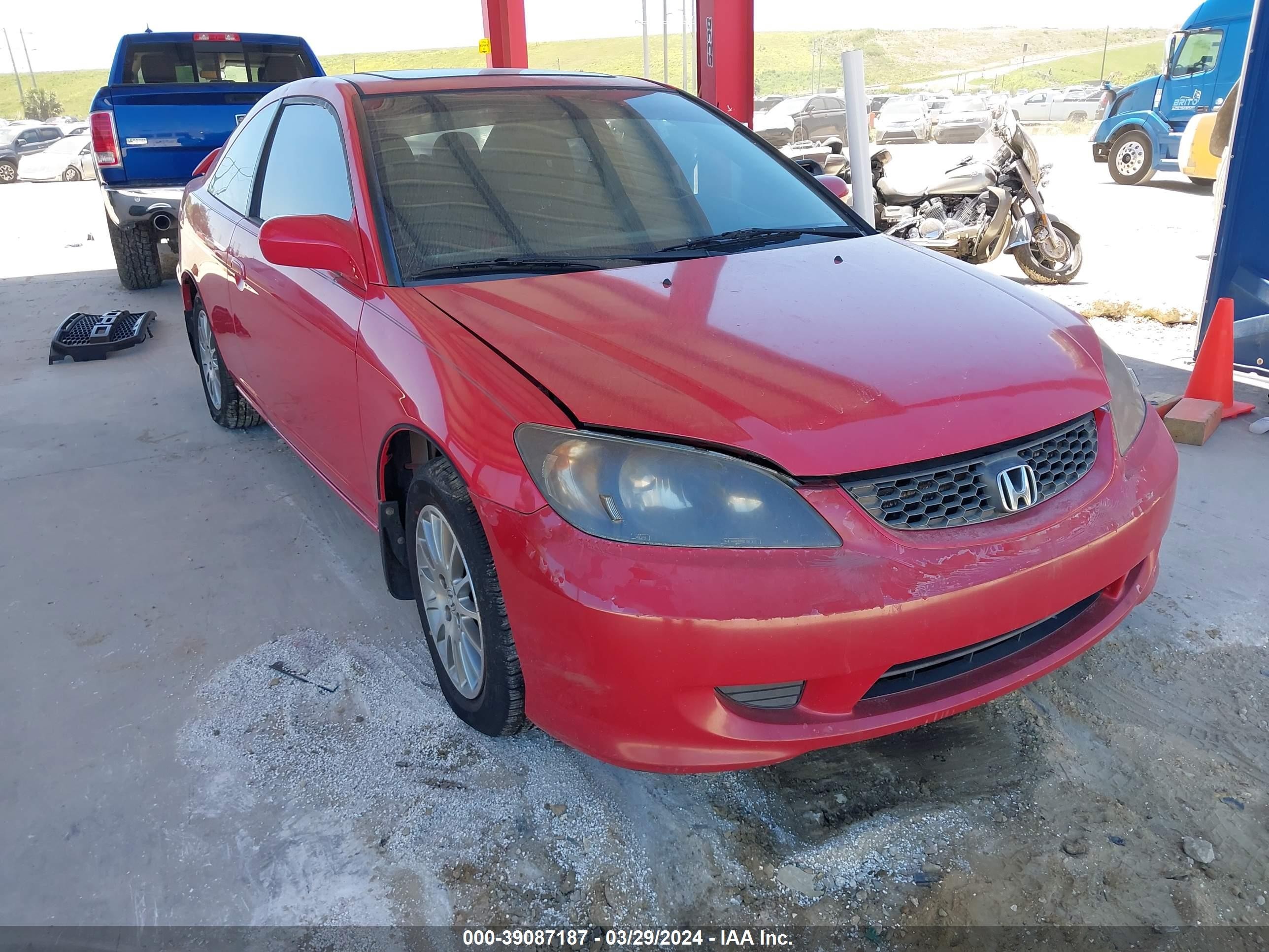 HONDA CIVIC 2005 1hgem22925l053209