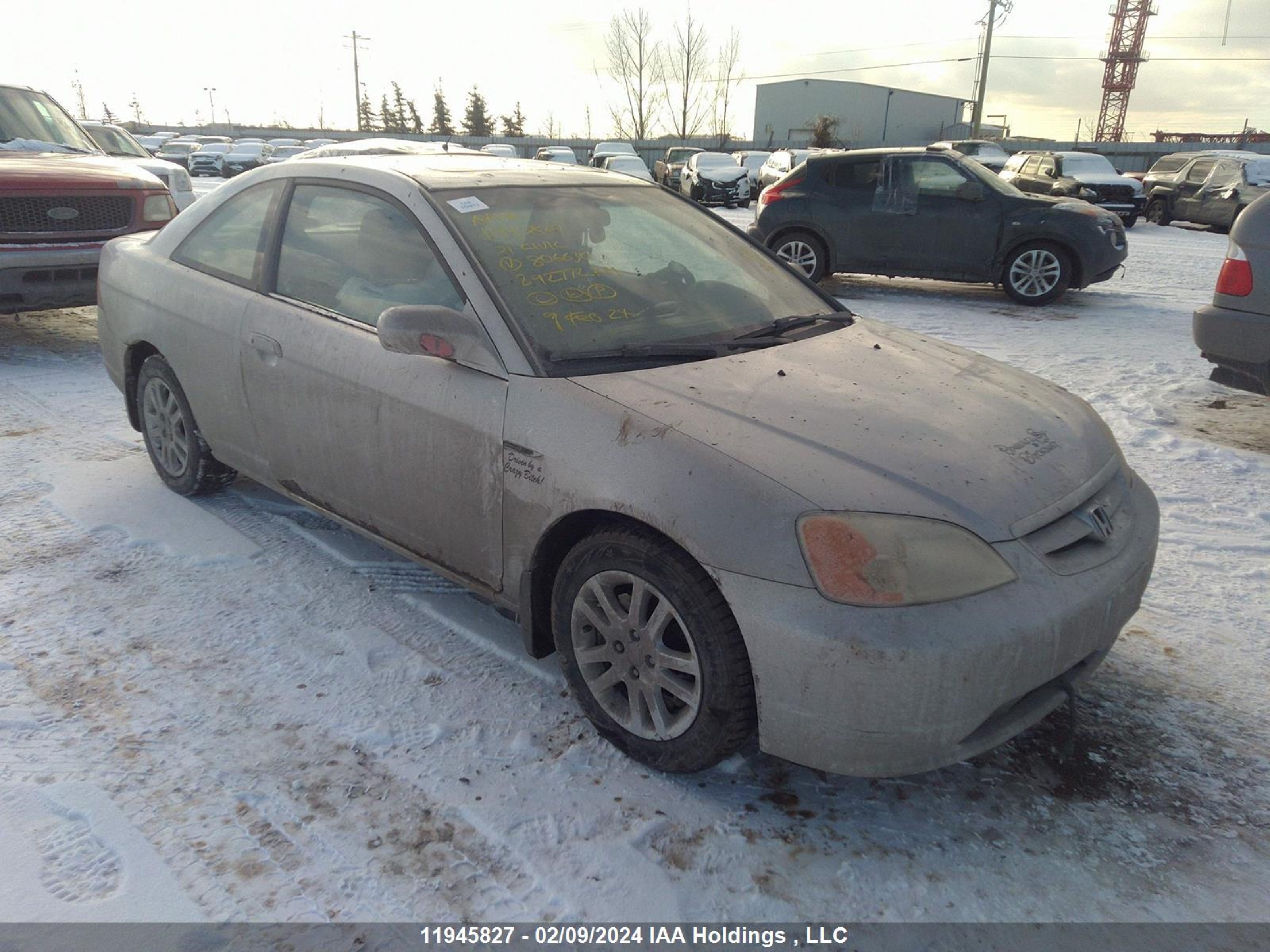 HONDA CIVIC 2001 1hgem22931l806630