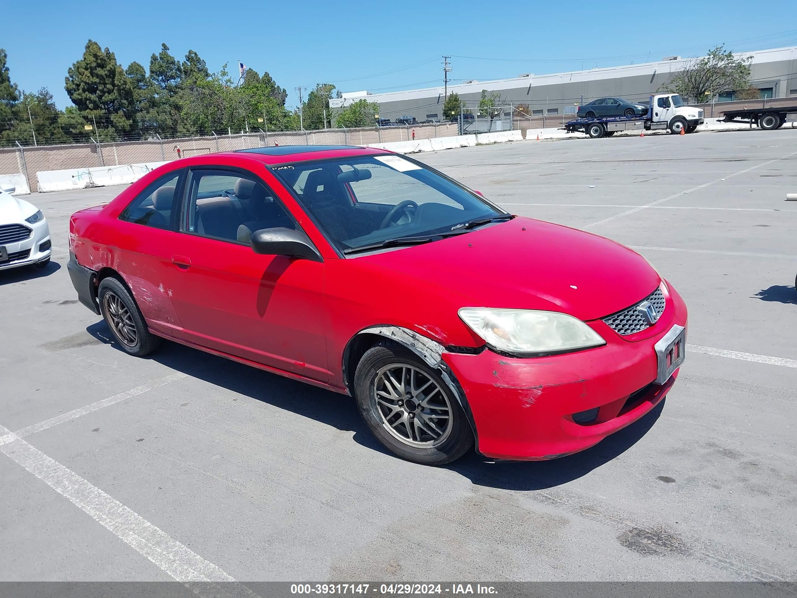 HONDA CIVIC 2004 1hgem22934l046087