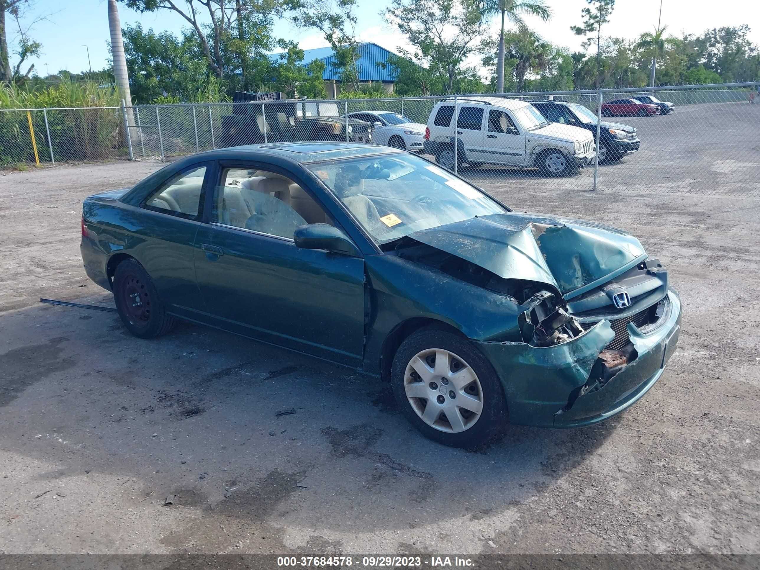 HONDA CIVIC 2001 1hgem22941l082530