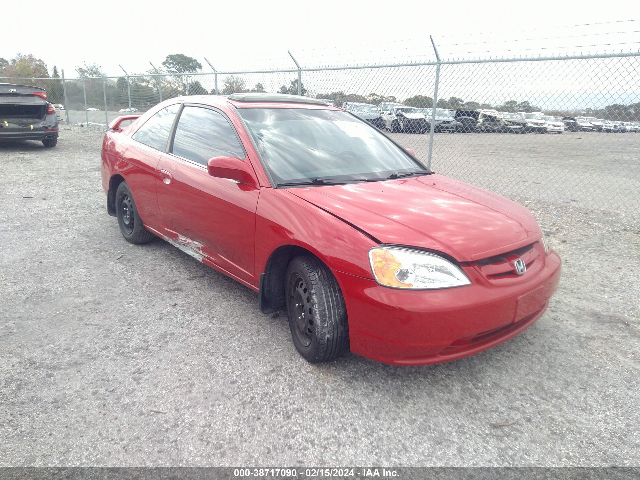 HONDA CIVIC 2002 1hgem22942l045902