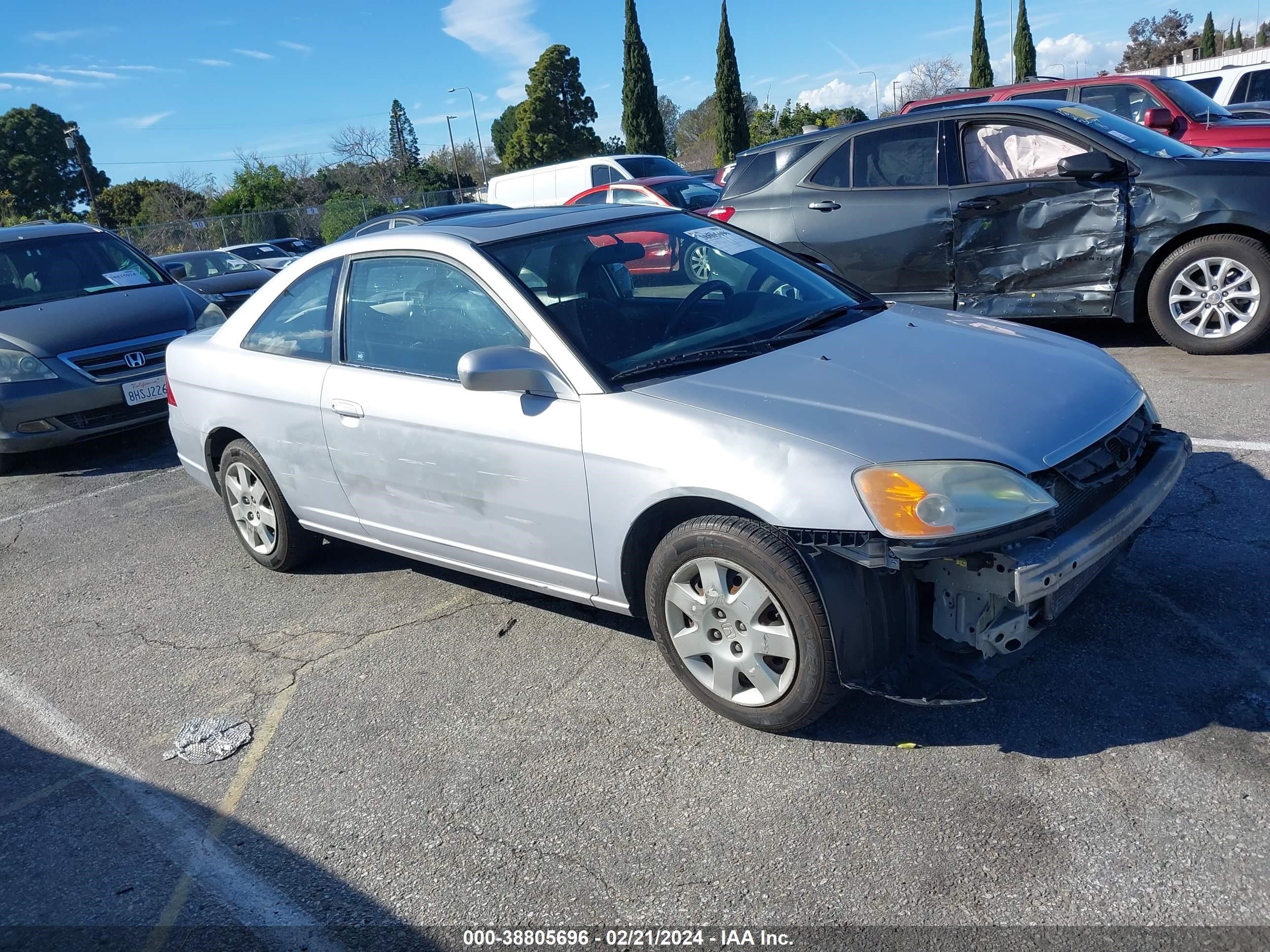 HONDA CIVIC 2001 1hgem22951l050377