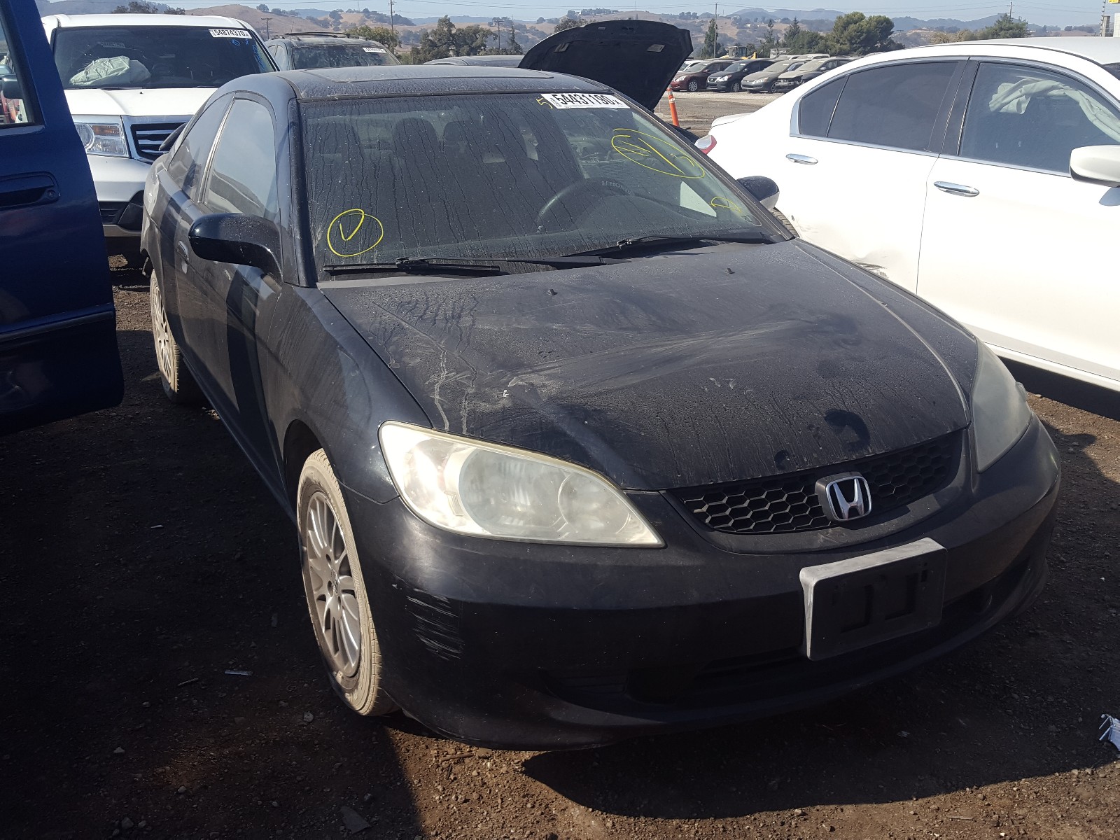 HONDA CIVIC EX 2005 1hgem22955l009916