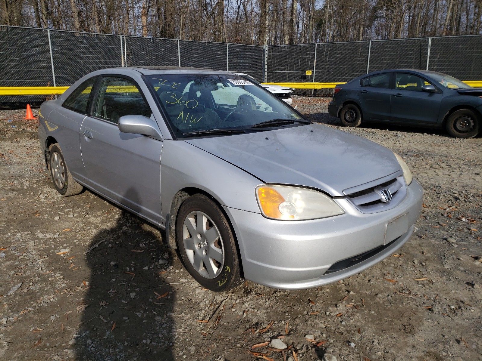 HONDA CIVIC EX 2002 1hgem229x2l016758