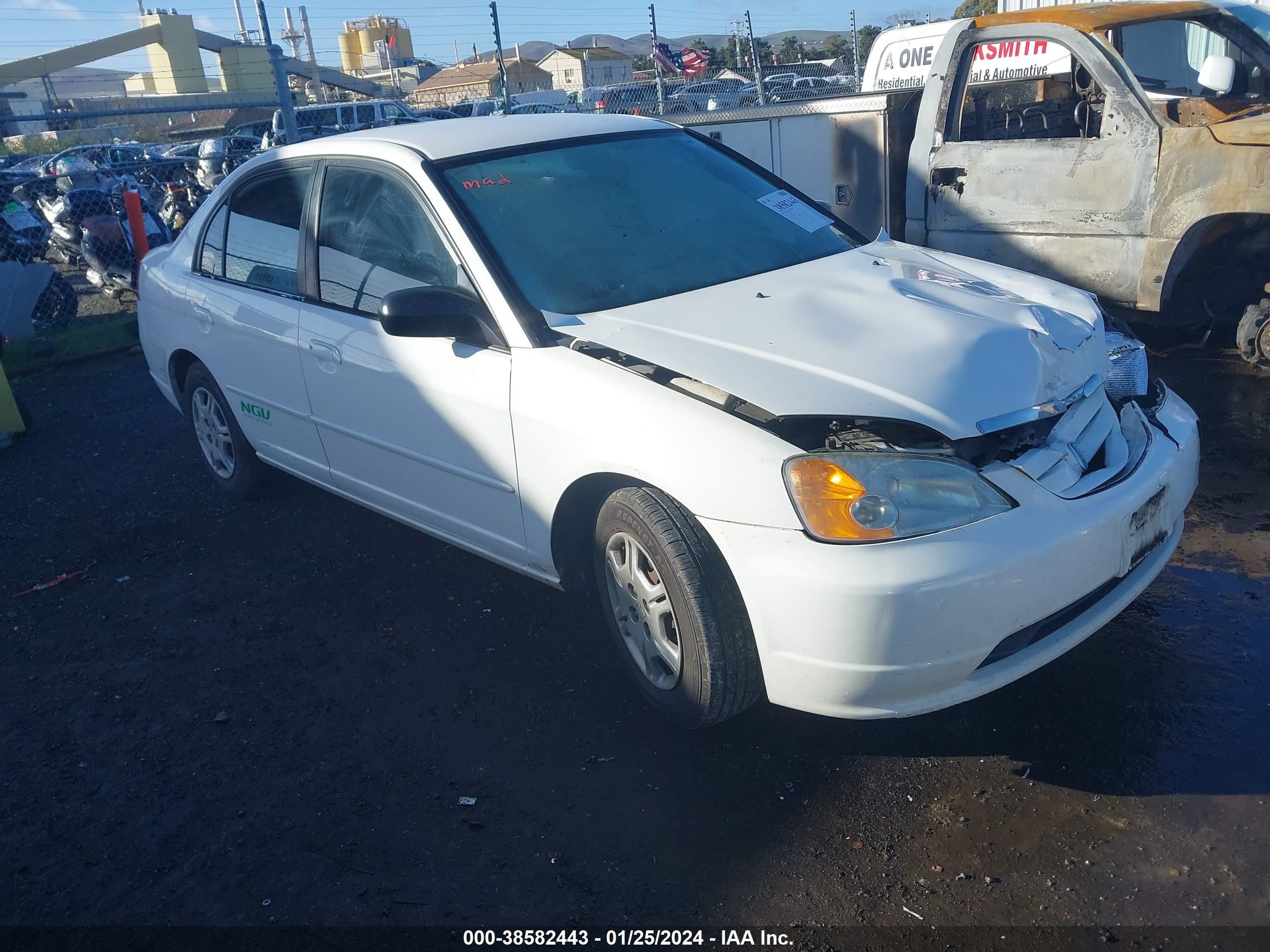 HONDA CIVIC 2002 1hgen26562l000366