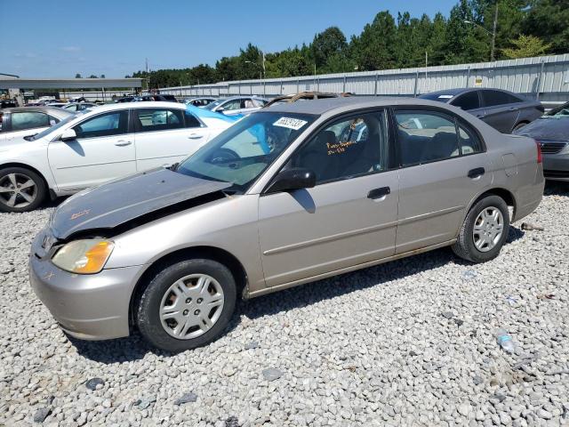 HONDA CIVIC LX 2001 1hges15501l058346