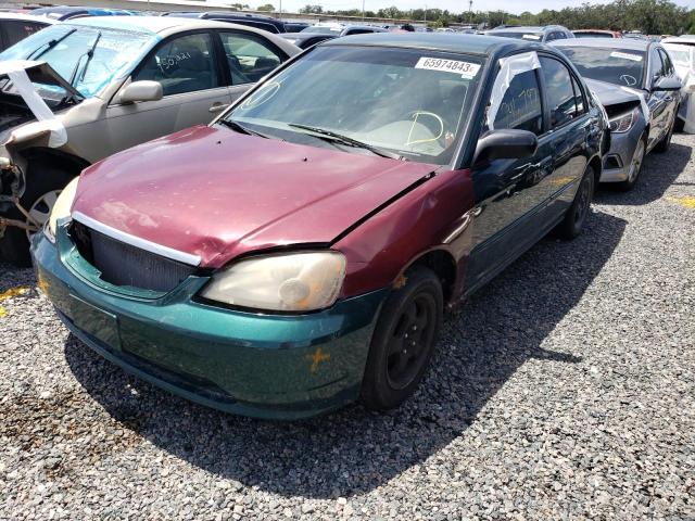 HONDA CIVIC LX 2002 1hges15512l075724