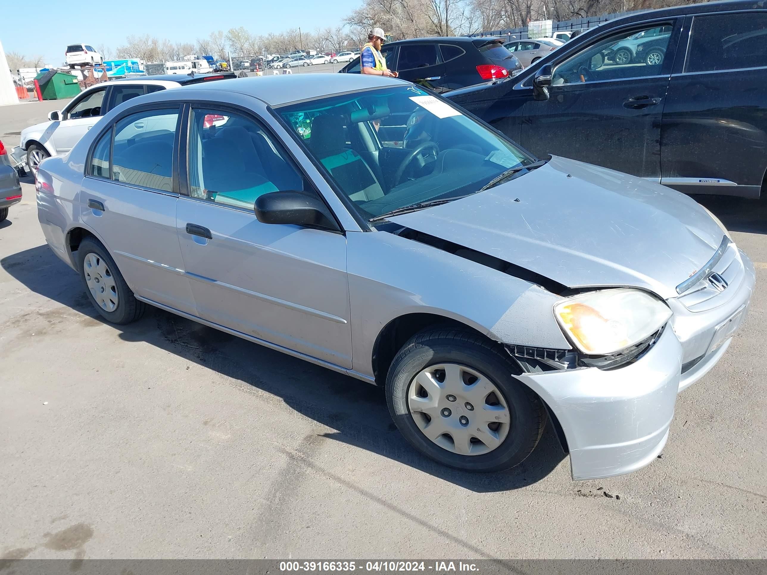 HONDA CIVIC 2001 1hges15561l024279