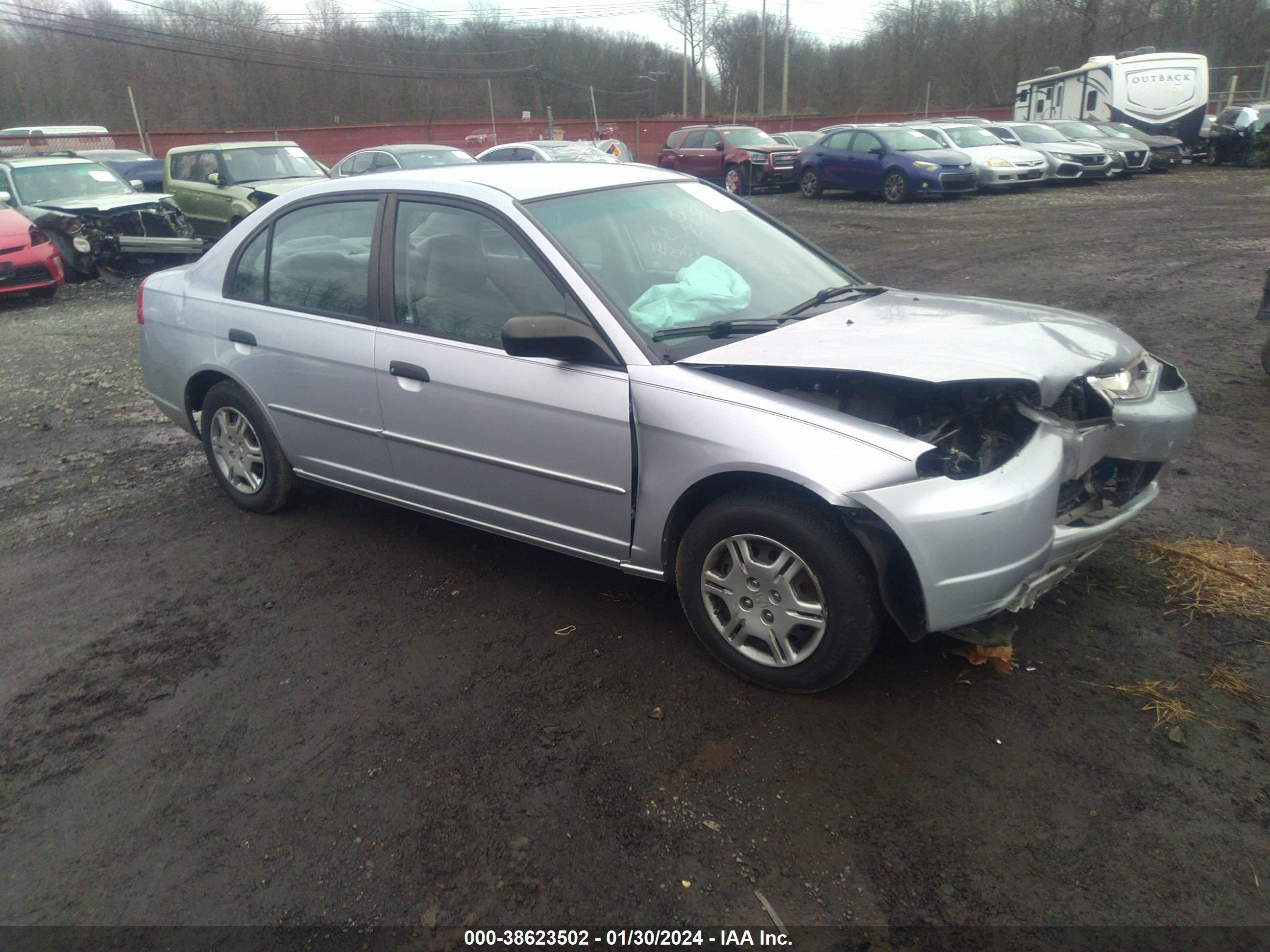 HONDA CIVIC 2001 1hges15561l037811