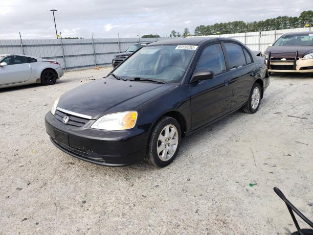 HONDA CIVIC LX 2002 1hges15592l042776