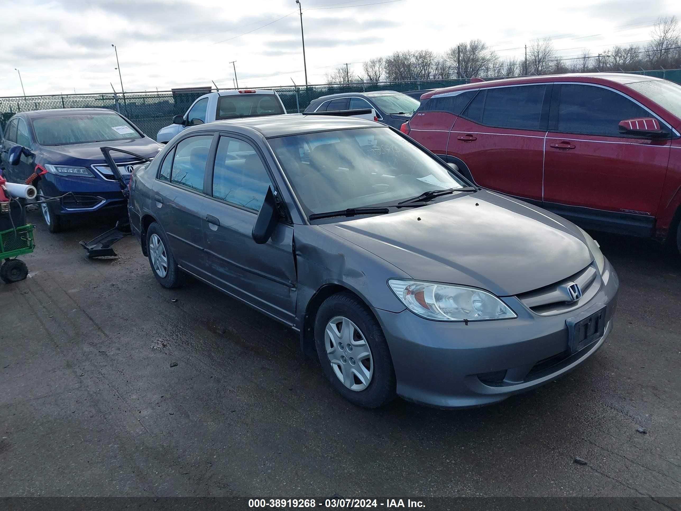 HONDA CIVIC 2005 1hges16335l007846