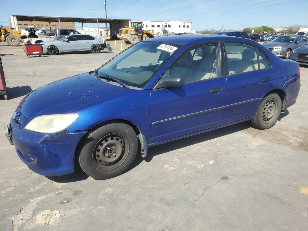 HONDA CIVIC 2005 1hges16335l015266