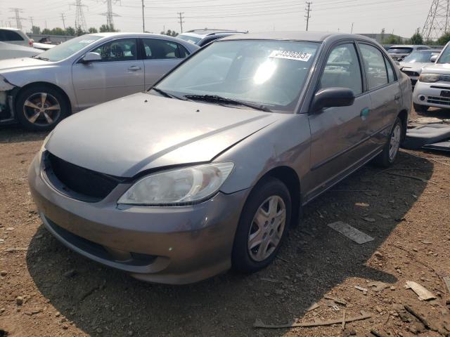 HONDA CIVIC DX V 2005 1hges16355l001658