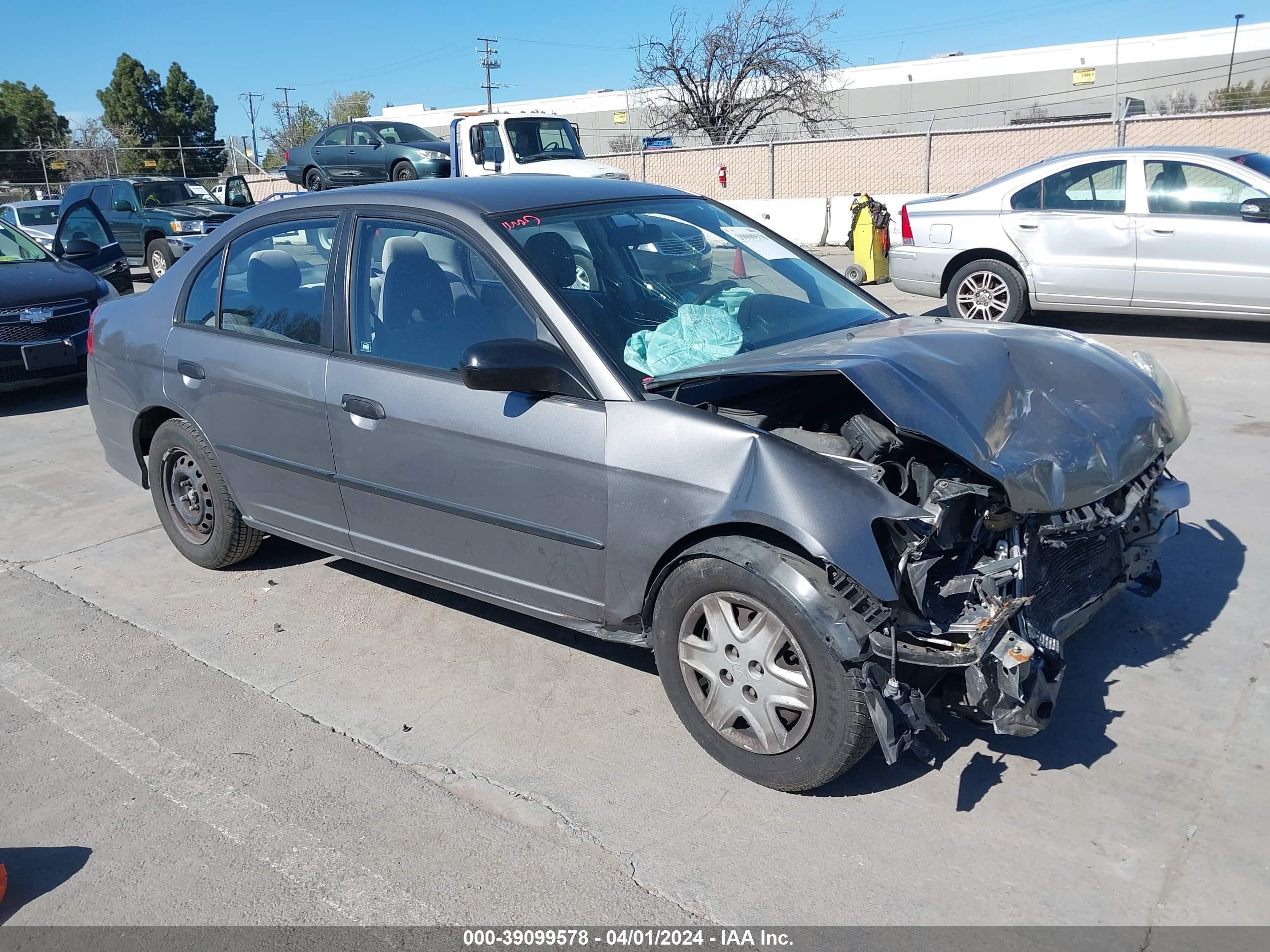 HONDA CIVIC 2005 1hges16365l015729