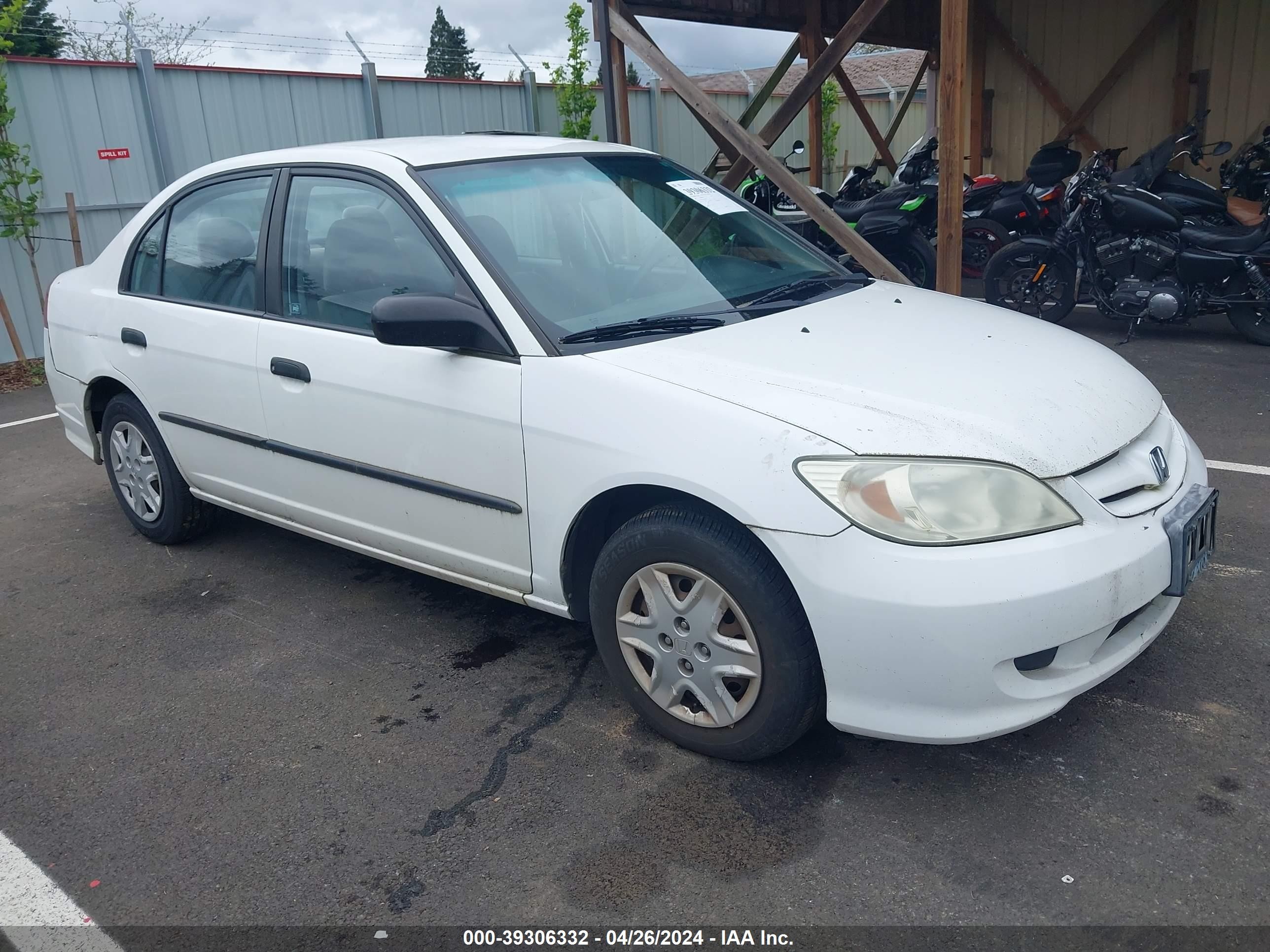 HONDA CIVIC 2004 1hges16374l002468