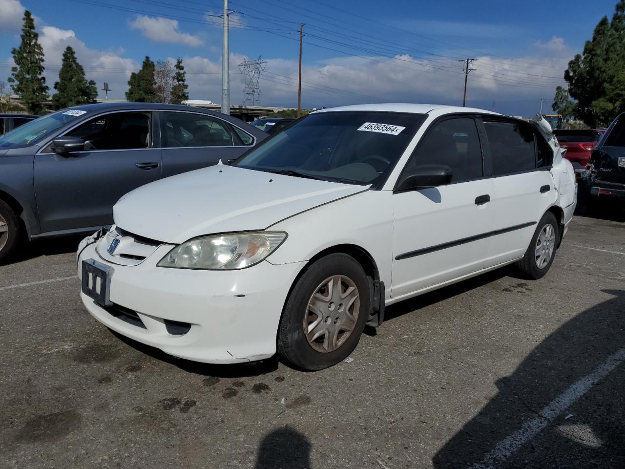 HONDA CIVIC 2005 1hges16375l019840