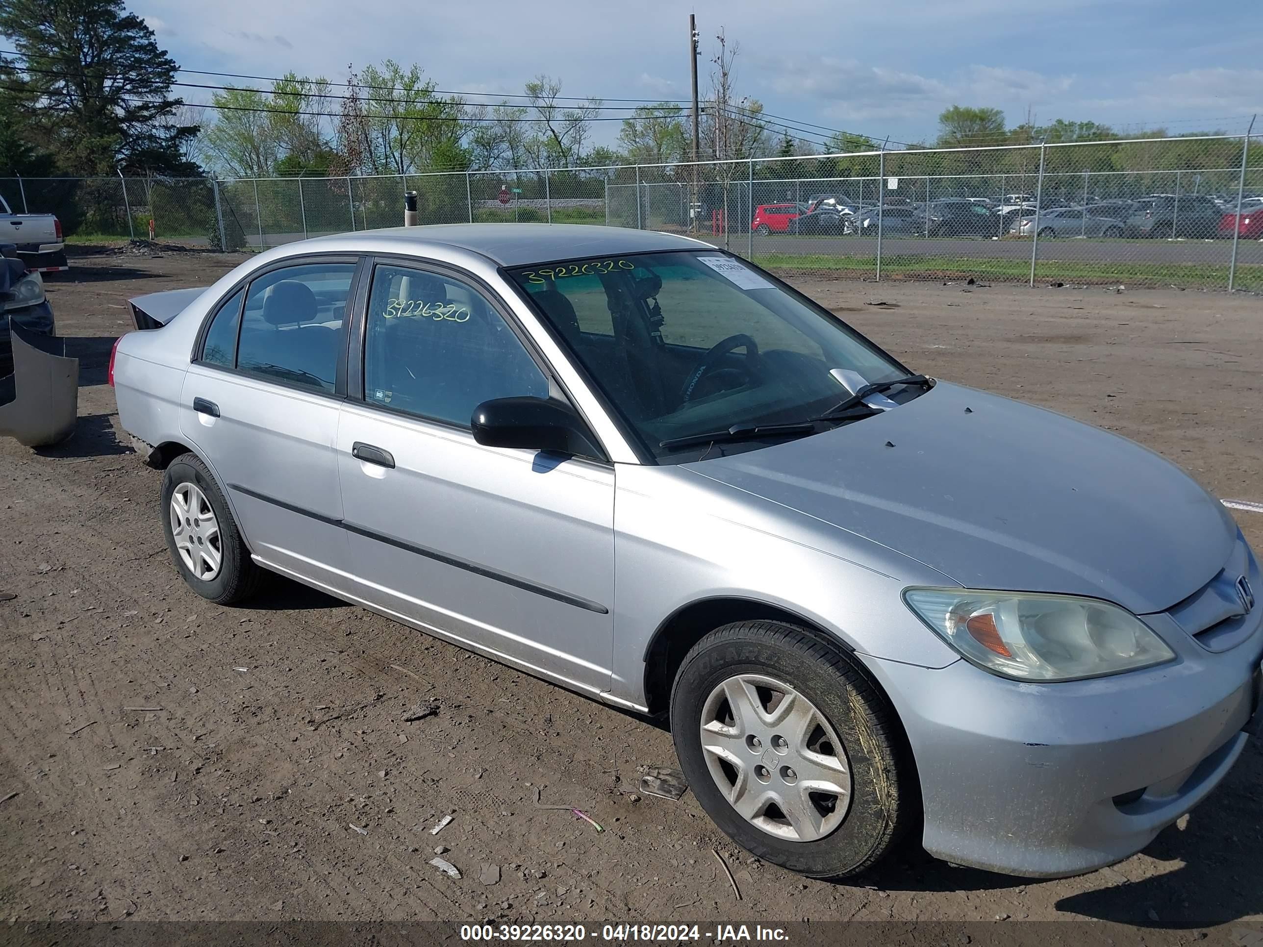 HONDA CIVIC 2004 1hges16384l001880