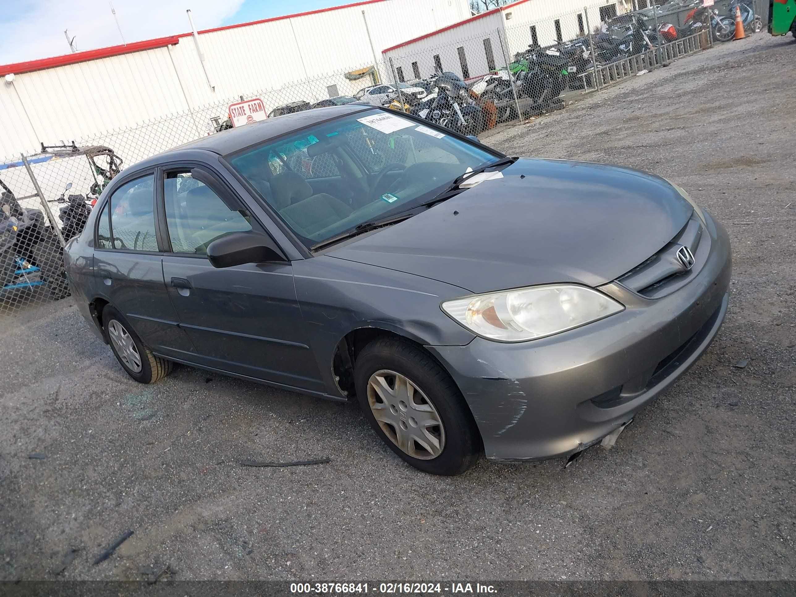 HONDA CIVIC 2005 1hges16385l009818