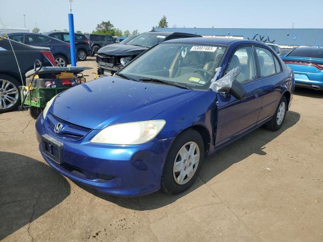 HONDA CIVIC DX V 2004 1hges16394l012628