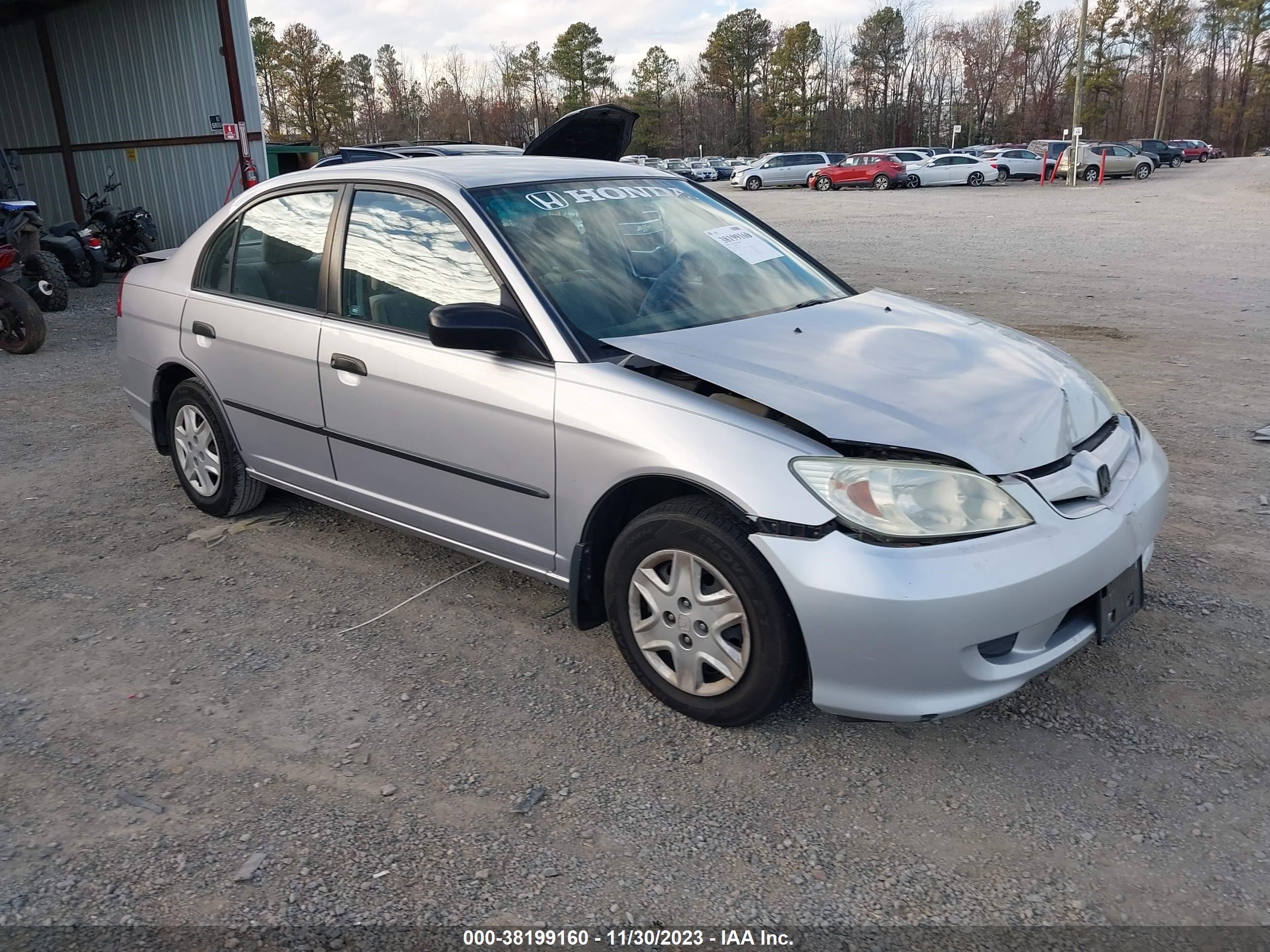 HONDA CIVIC 2005 1hges16395l027986