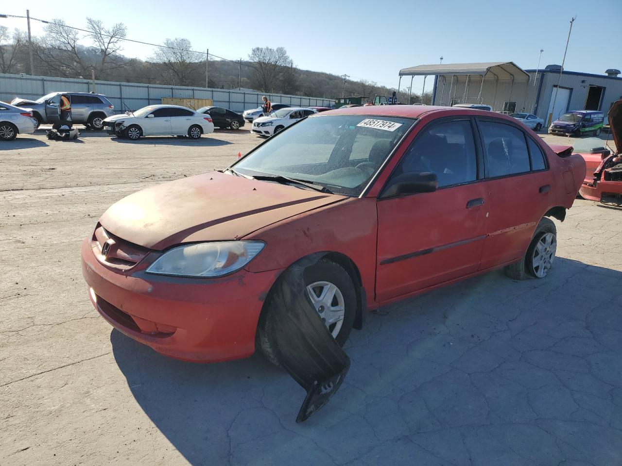 HONDA CIVIC 2005 1hges16415l009393