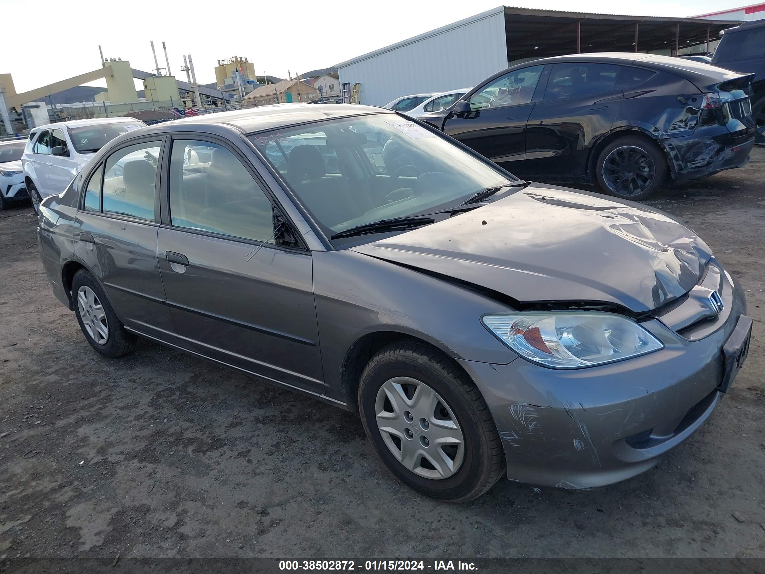 HONDA CIVIC 2005 1hges16445l014510