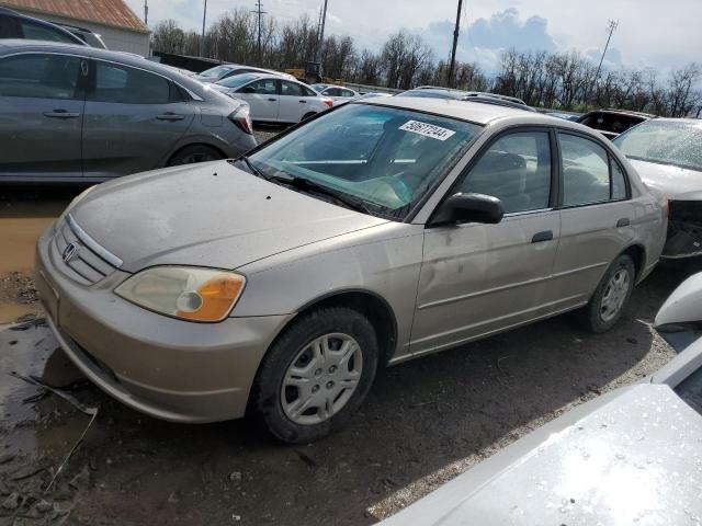 HONDA CIVIC 2001 1hges16511l036774