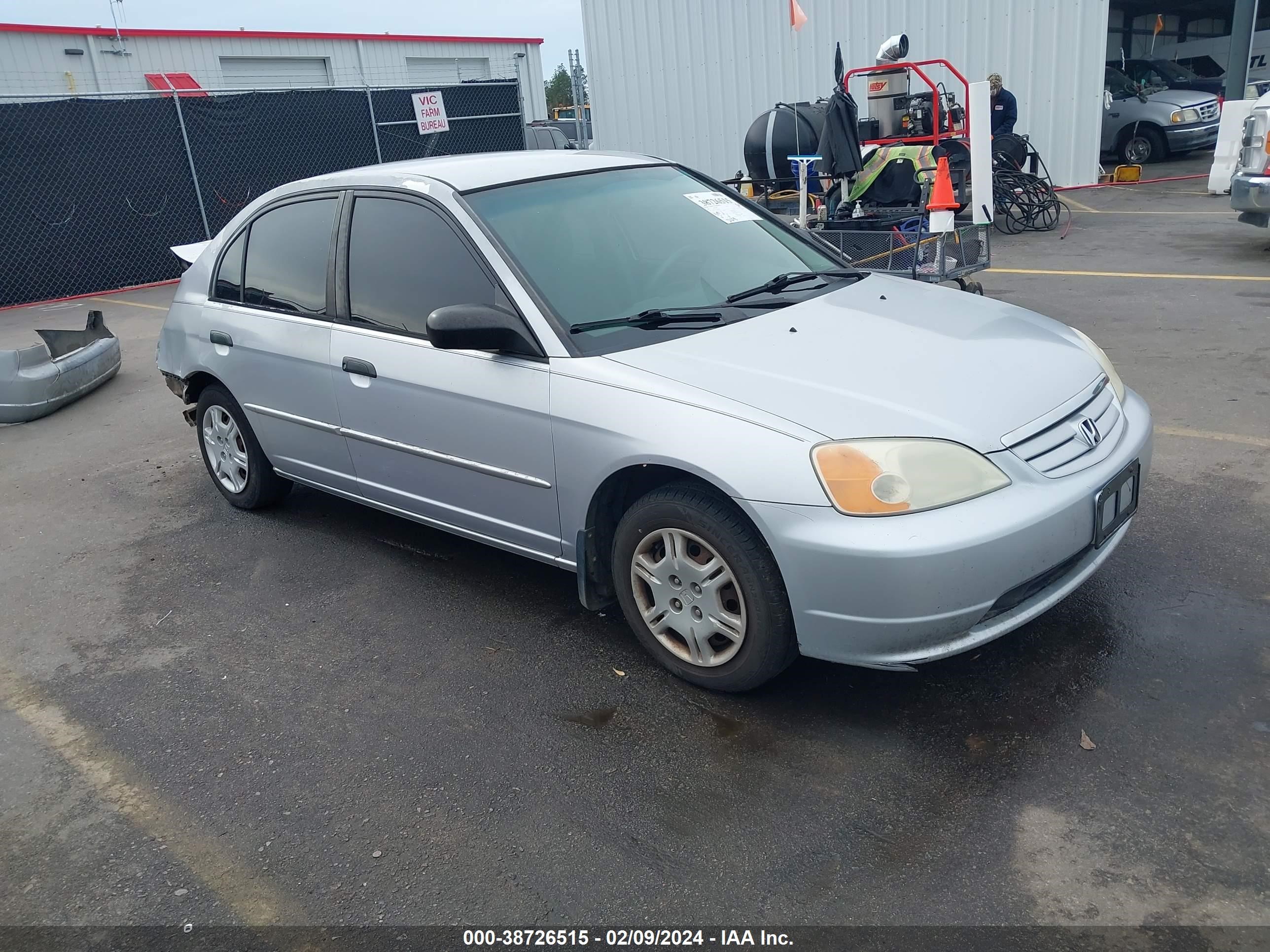 HONDA CIVIC 2001 1hges16521l036427